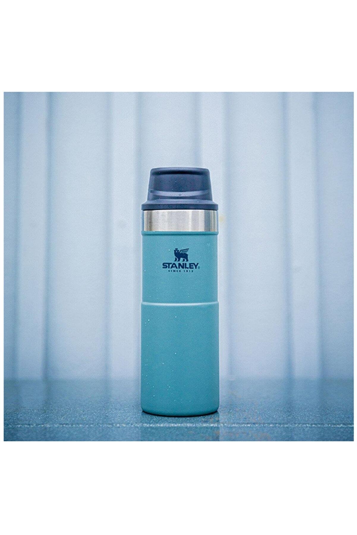 STANLEY 12OZ CLASSIC TRGR-ACTN TRAV MUG SHALE EU TERMOS 10-09848-055