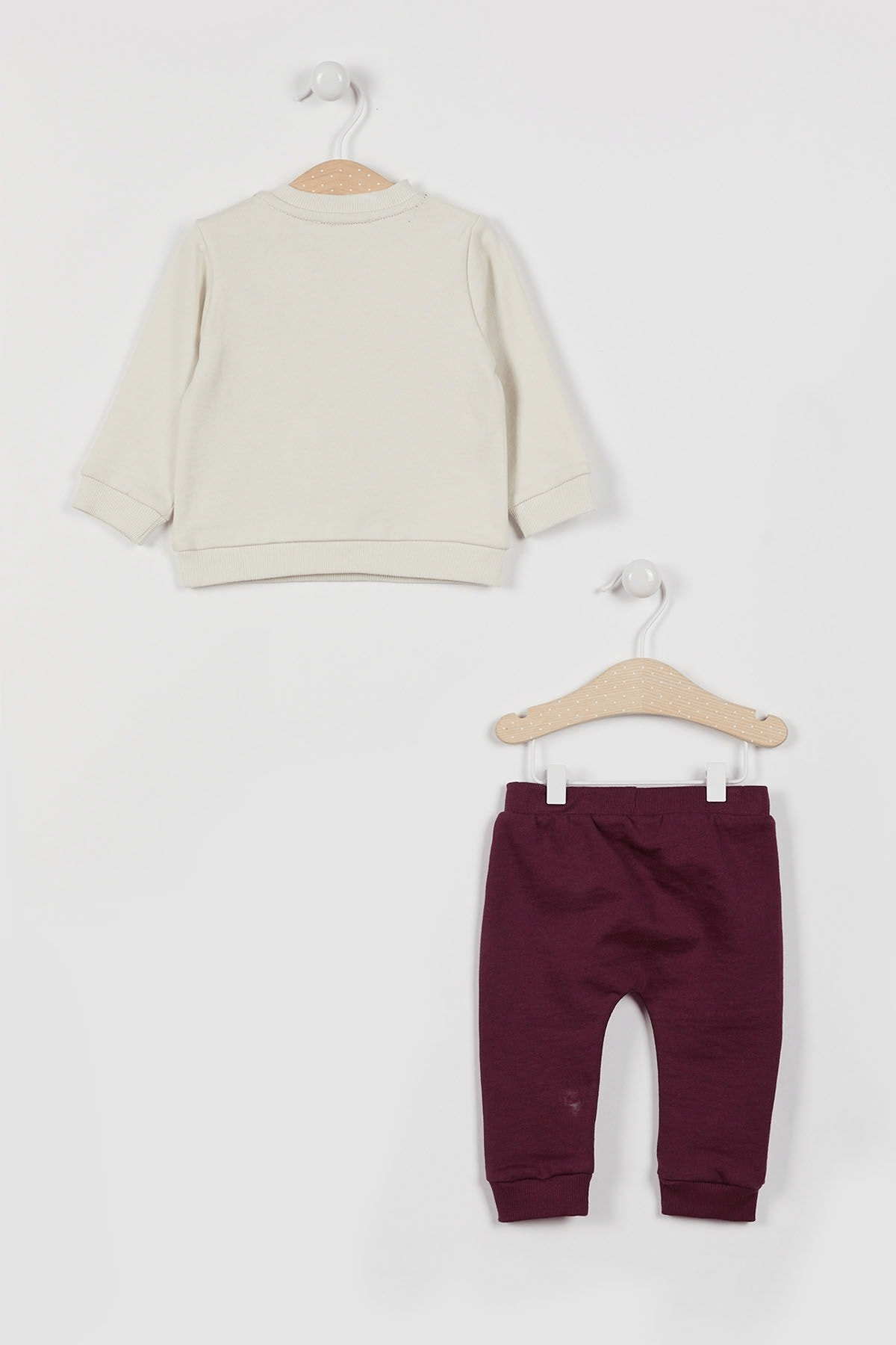 U.S POLO KIZ BEBEK UZUN KOL 2'Lİ TAKIM USB897