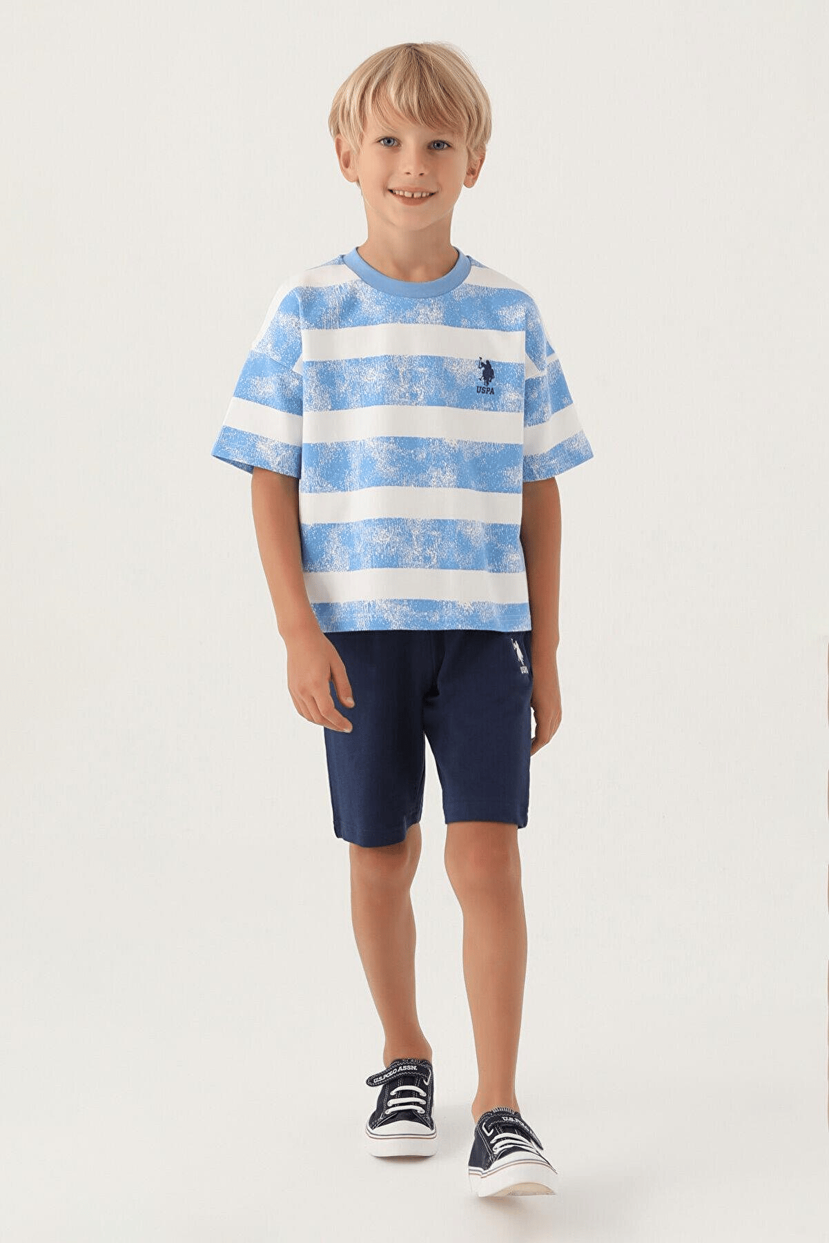 U.S. POLO ASSN KİDS ERKEKGARSON BERMUDA TAKIM US1703-G