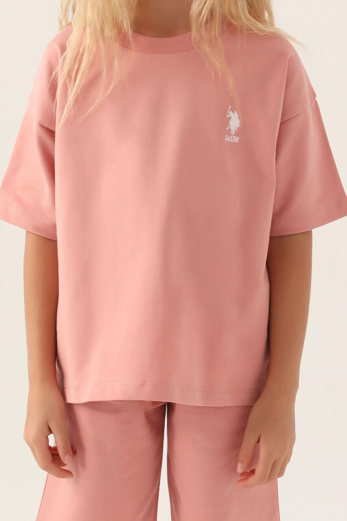 U.S. POLO ASSN. KIZ GARSON BERMUDA TAKIM US1822-G