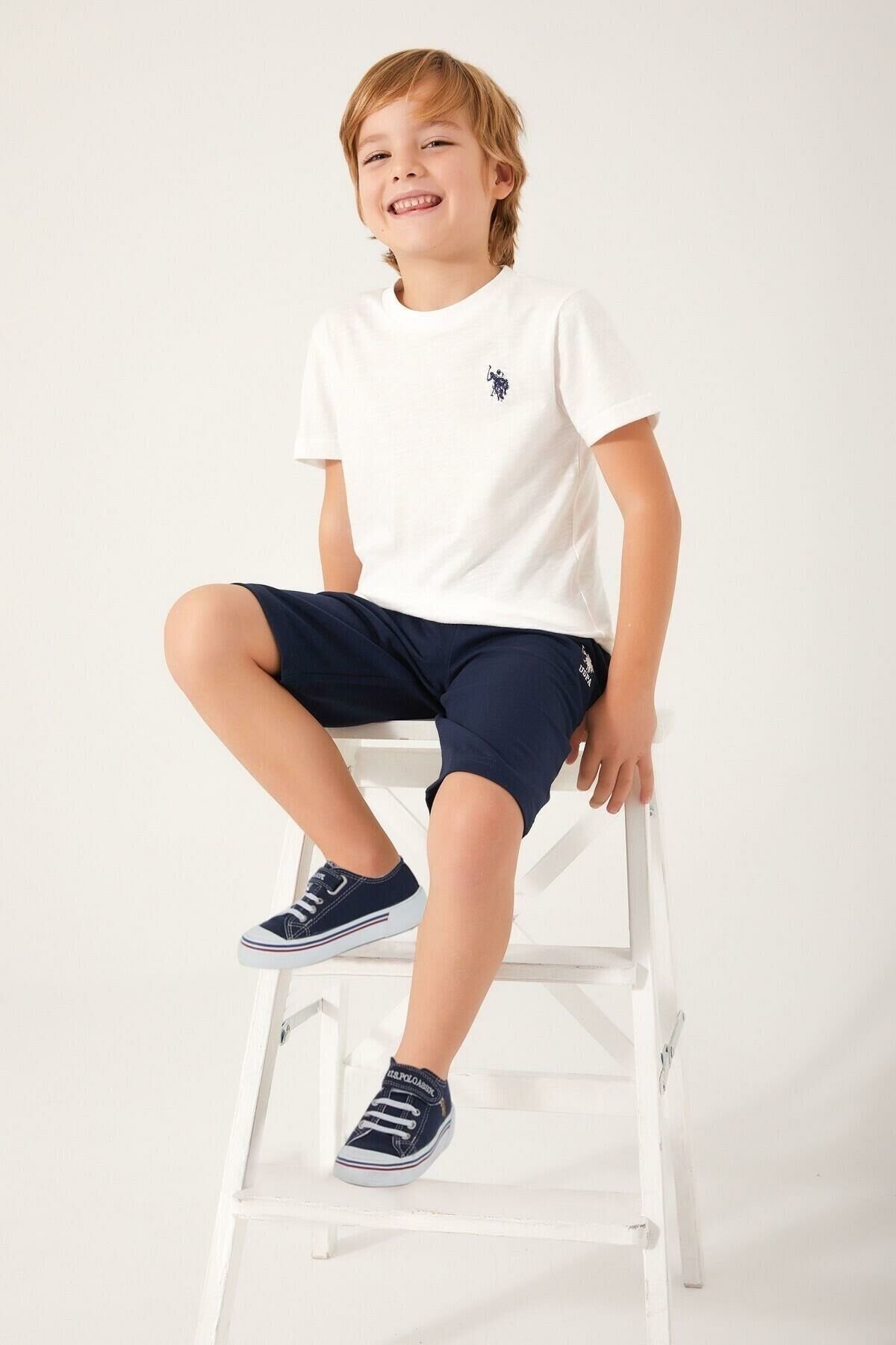 U.S. POLO ASSN. ERKEK ÇOCUK BERMUDA TAKIM US1354-G
