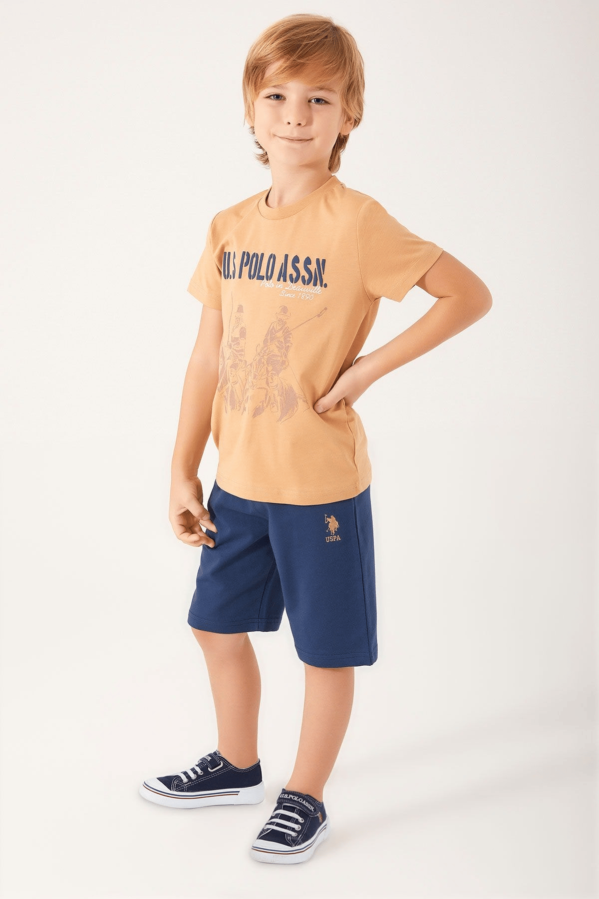 U.S. POLO ASSN. ERKEK GARSON BERMUDA TAKIM US1306-G