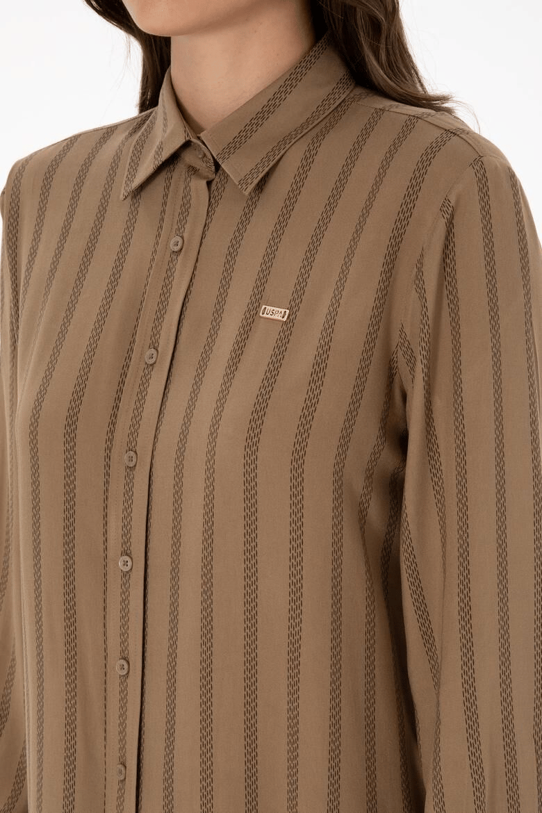 U.S. POLO ASSN. KADIN DOKUMA GOMLEK G082GL004-000-2239969