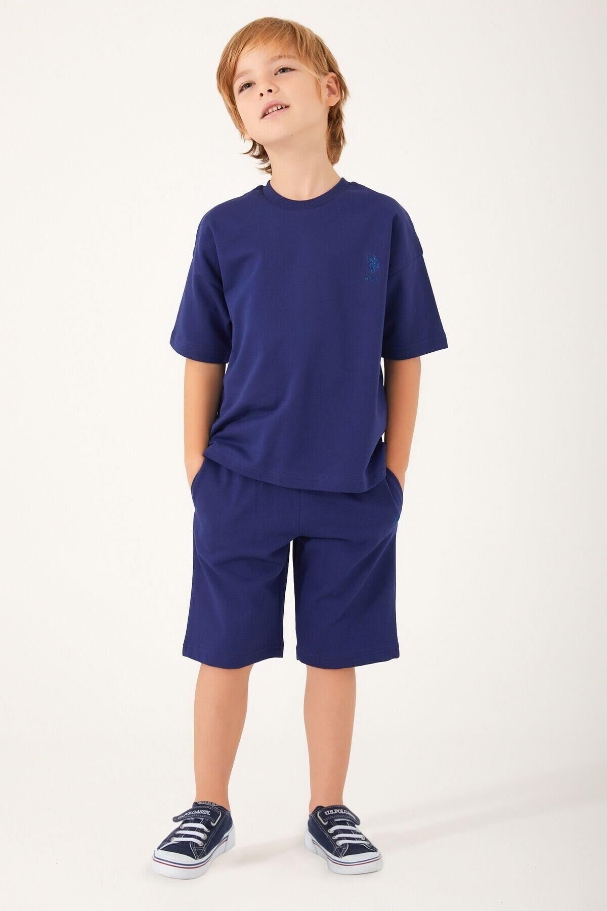 U.S. POLO ASSN. ERKEK ÇOCUK BERMUDA TAKIM US1366-G