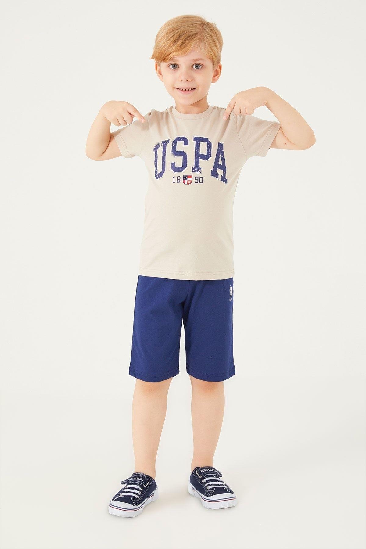 U.S. POLO ASSN. ERKEK ÇOCUK BERMUDA TAKIM US1324-4