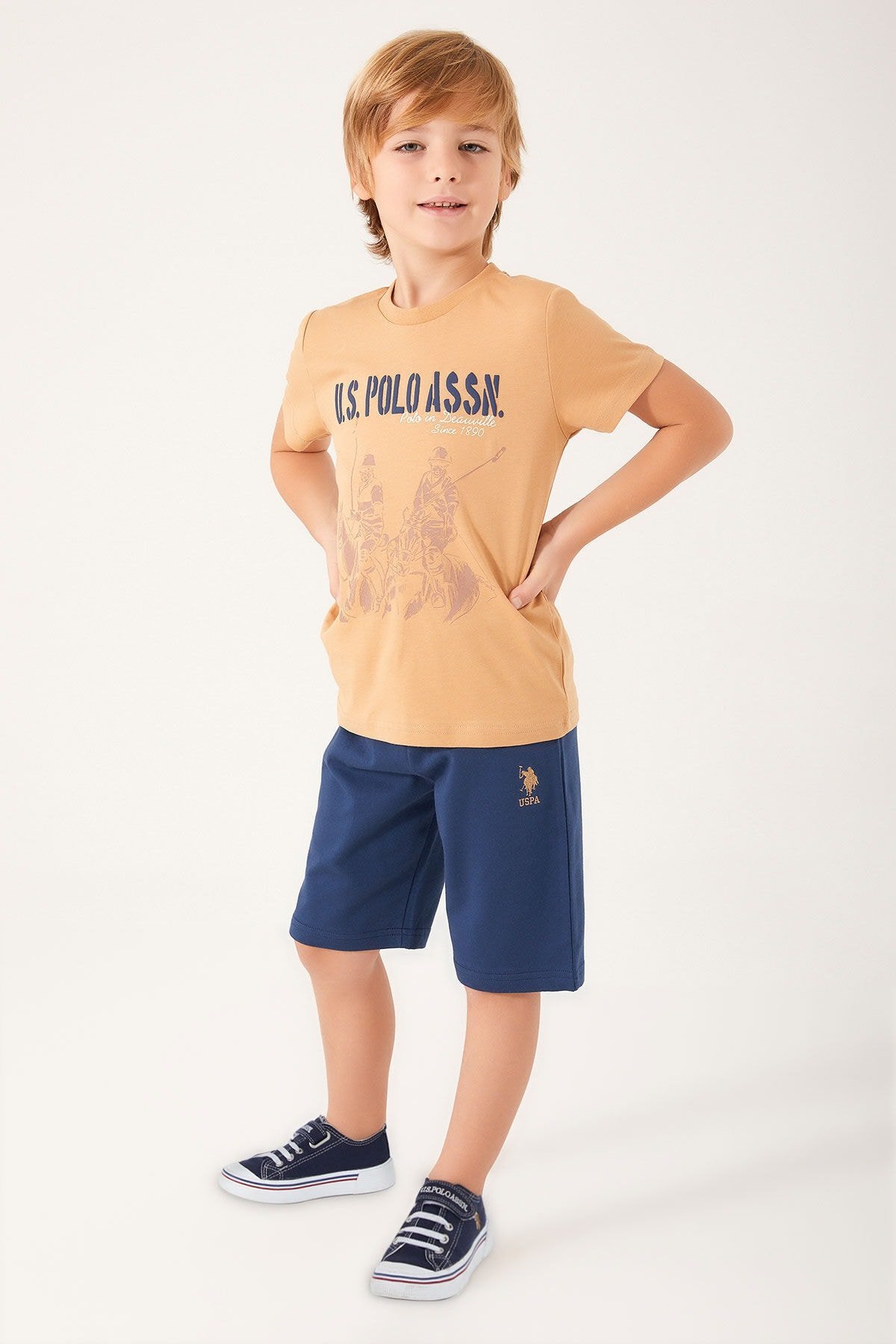 U.S. POLO ASSN. ERKEK GARSON BERMUDA TAKIM US1306-G