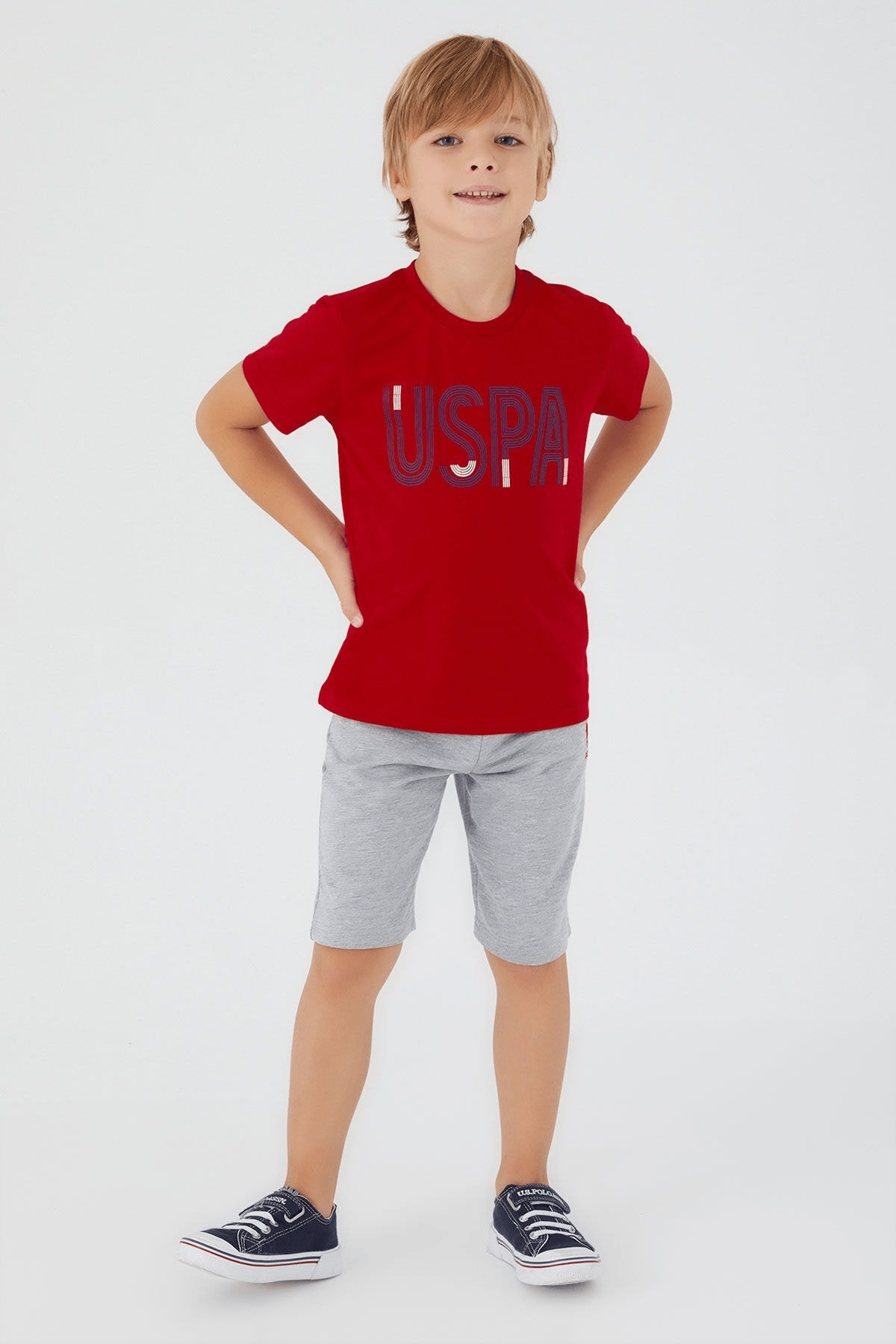 U.S. POLO ASSN. ERKEK ÇOCUK BERMUDA TAKIM US1334-4