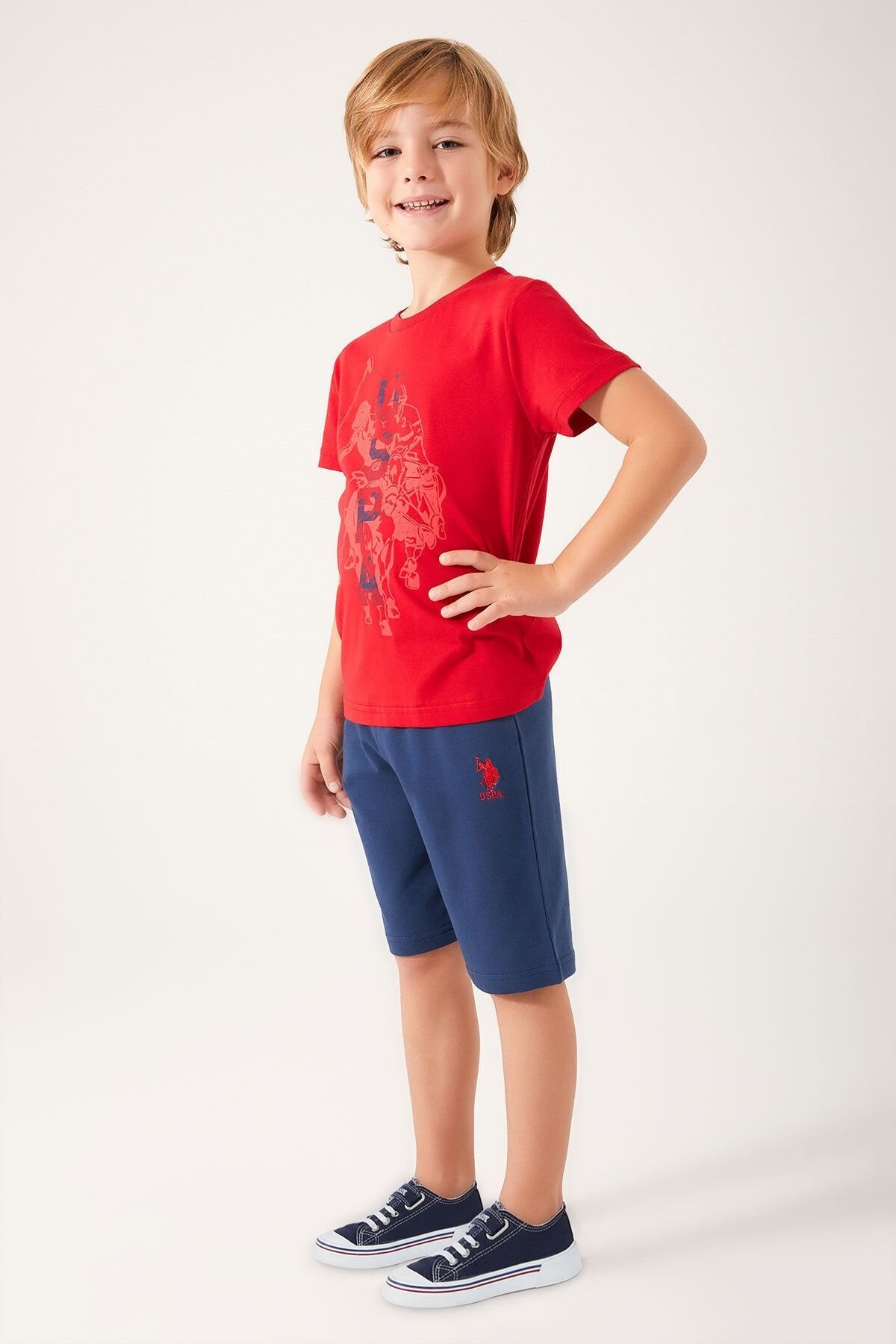 U.S. POLO ASSN. ERKEK GARSON BERMUDA TAKIM US1316-G
