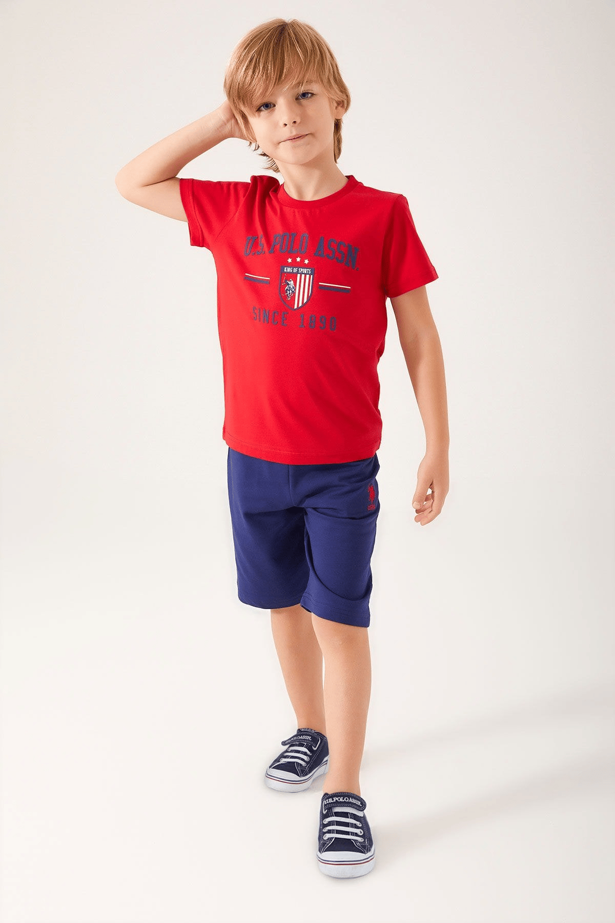 U.S. POLO ASSN. ERKEK ÇOCUK BERMUDA TAKIM US1303-4