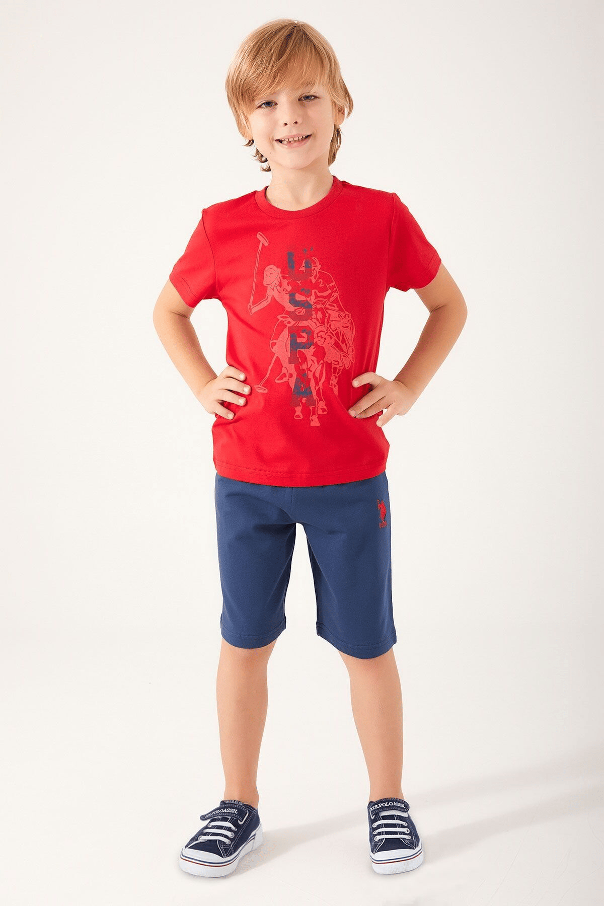 U.S. POLO ASSN. ERKEK GARSON BERMUDA TAKIM US1316-G