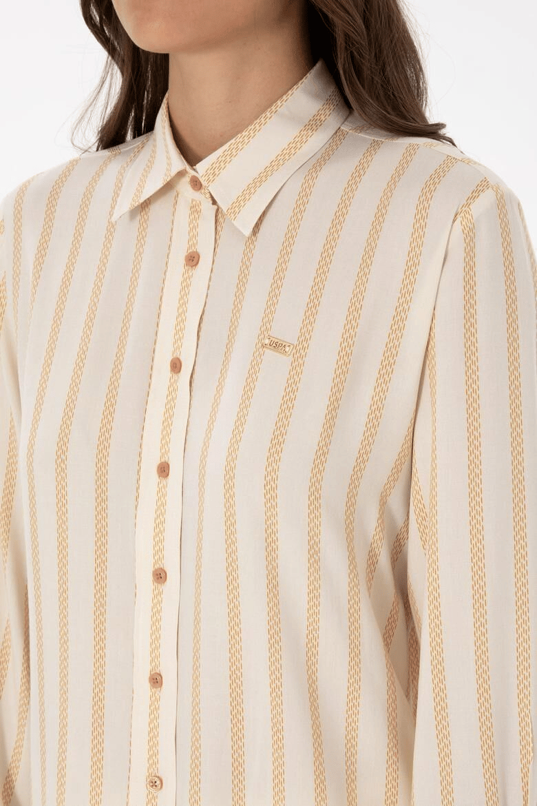 U.S. POLO ASSN. KADIN DOKUMA GOMLEK G082GL004-000-2239969