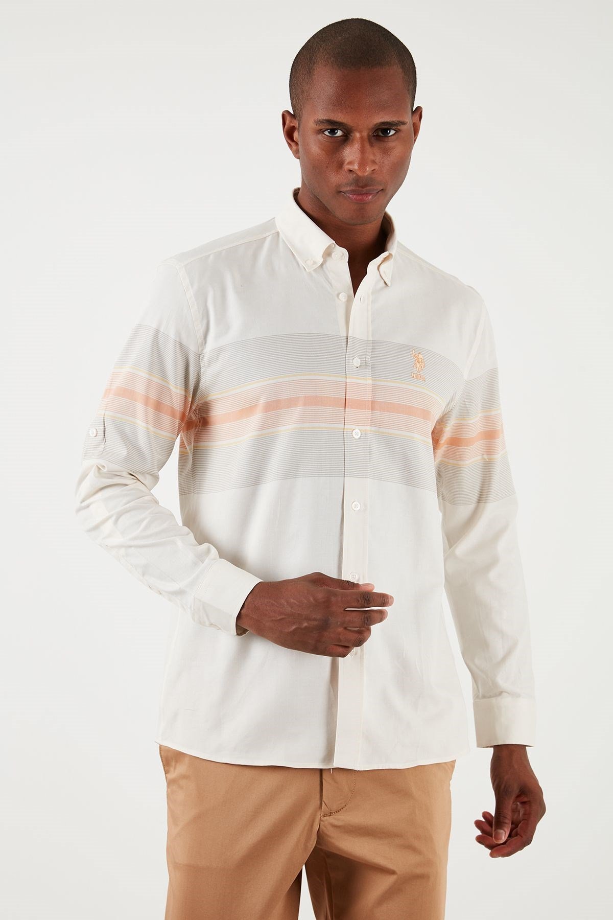 U.S. POLO ASSN. ERKEK DOKUMA GOMLEK G081GL004-0-1831534