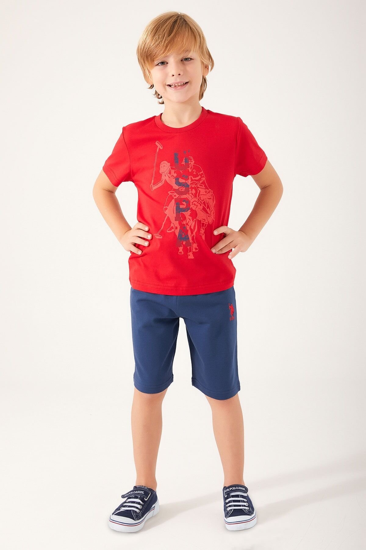 U.S. POLO ASSN. ERKEK GARSON BERMUDA TAKIM US1316-G