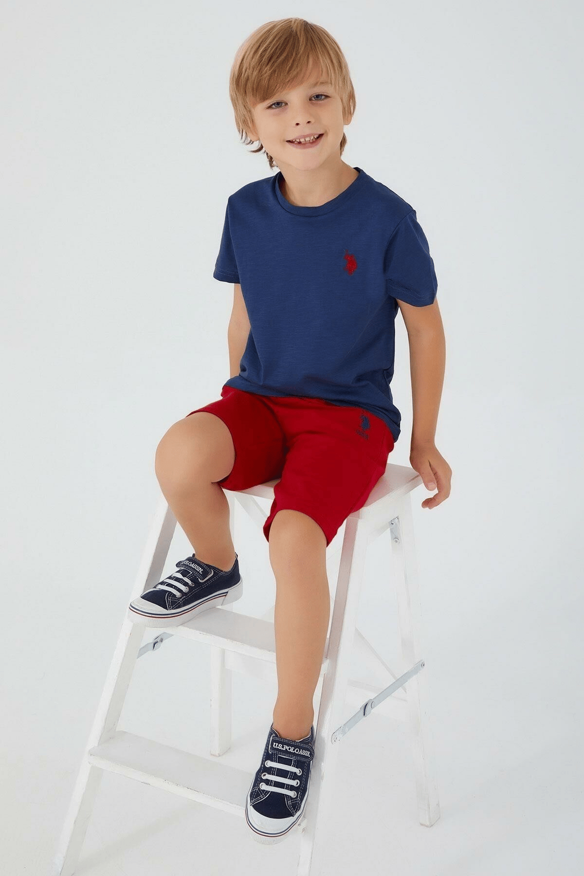 U.S. POLO ASSN. ERKEK ÇOCUK BERMUDA TAKIM US1354-G