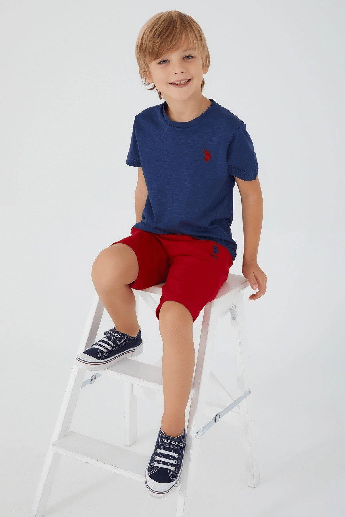U.S. POLO ASSN. ERKEK ÇOCUK BERMUDA TAKIM US1354-G