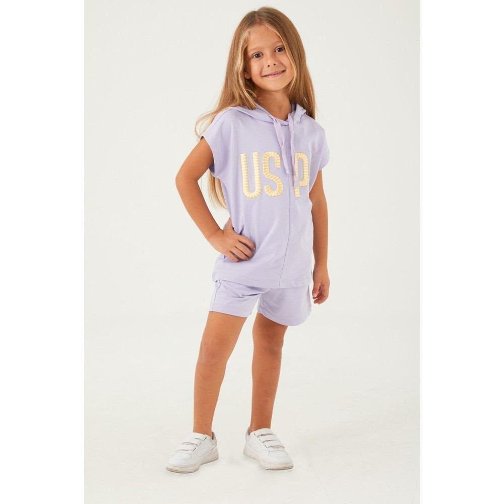U.S. POLO ASSN. KIZ ÇOCUK ŞORT TAKIM US1417-4