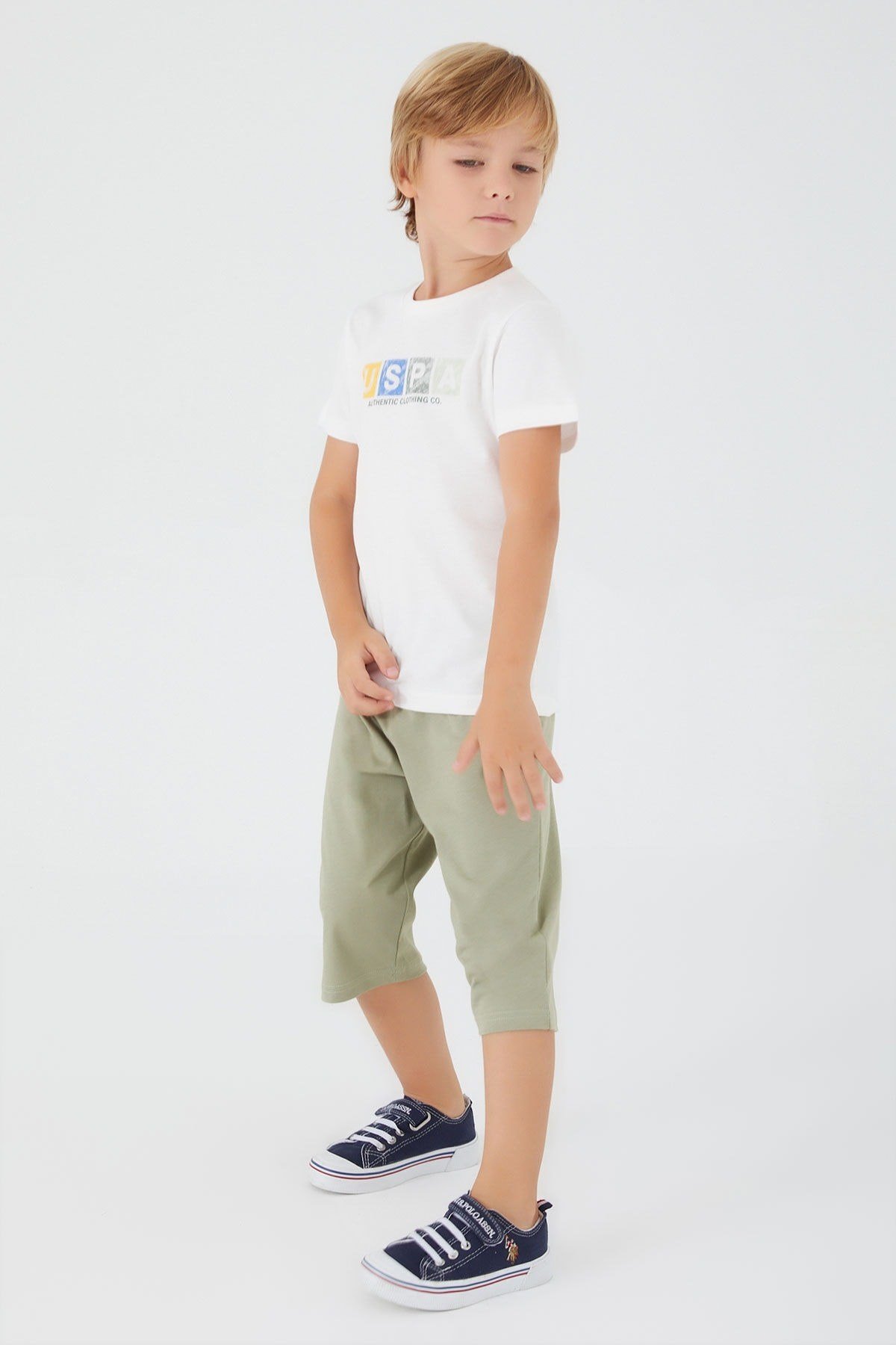 U.S. POLO ASSN. ERKEK ÇOCUK KAPRİ TAKIM US1312-4