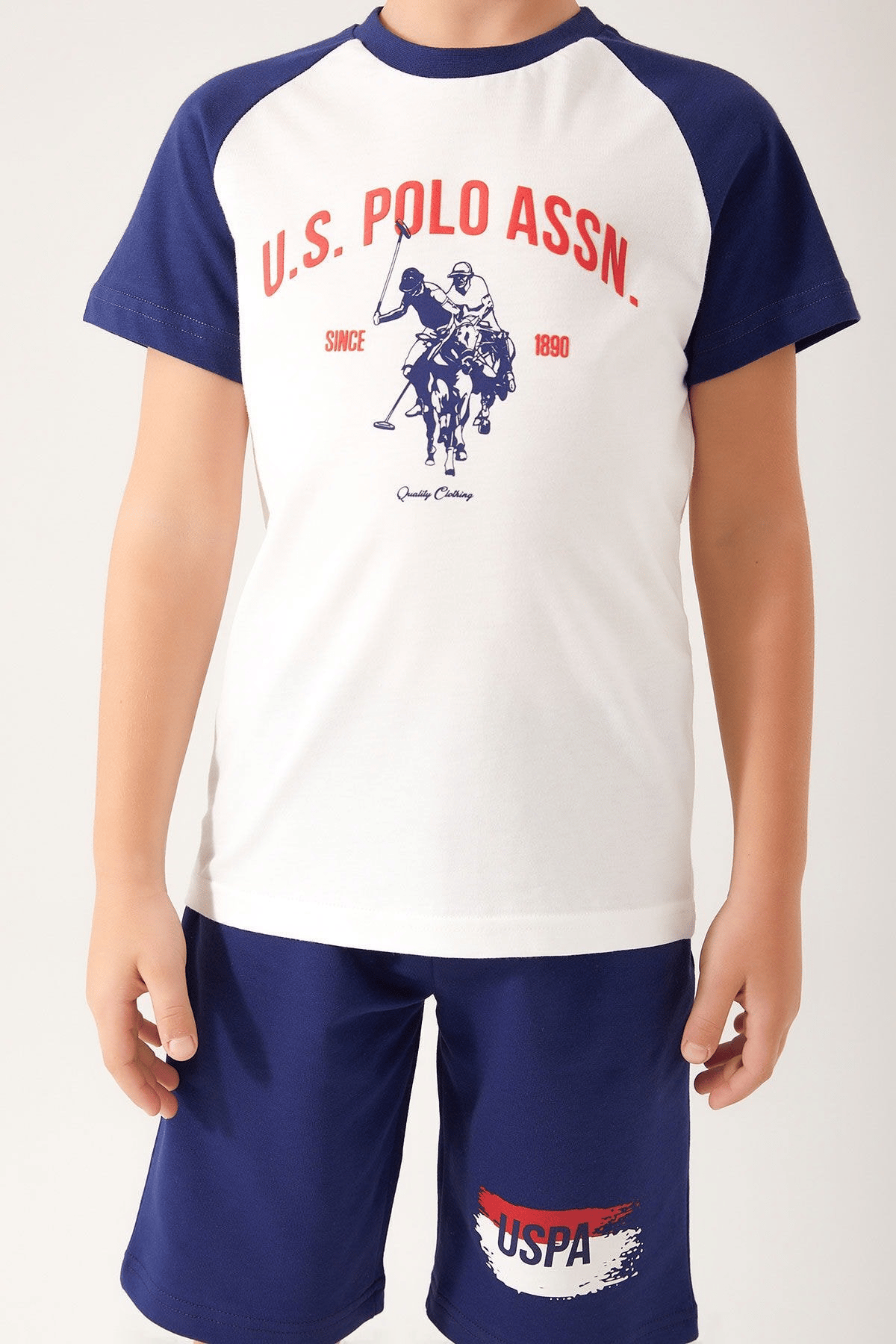 U.S. POLO ASSN. ERKEK ÇOCUK BERMUDA TAKIM US1335-G