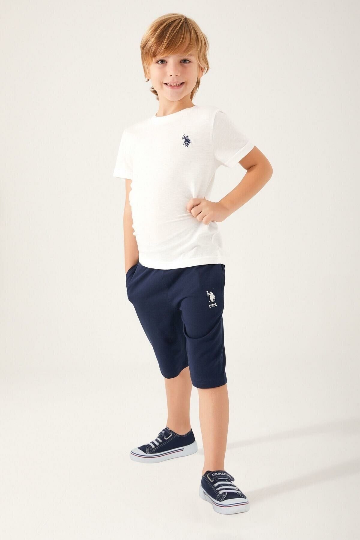 U.S. POLO ASSN. ERKEK ÇOCUK BERMUDA TAKIM US1354-G