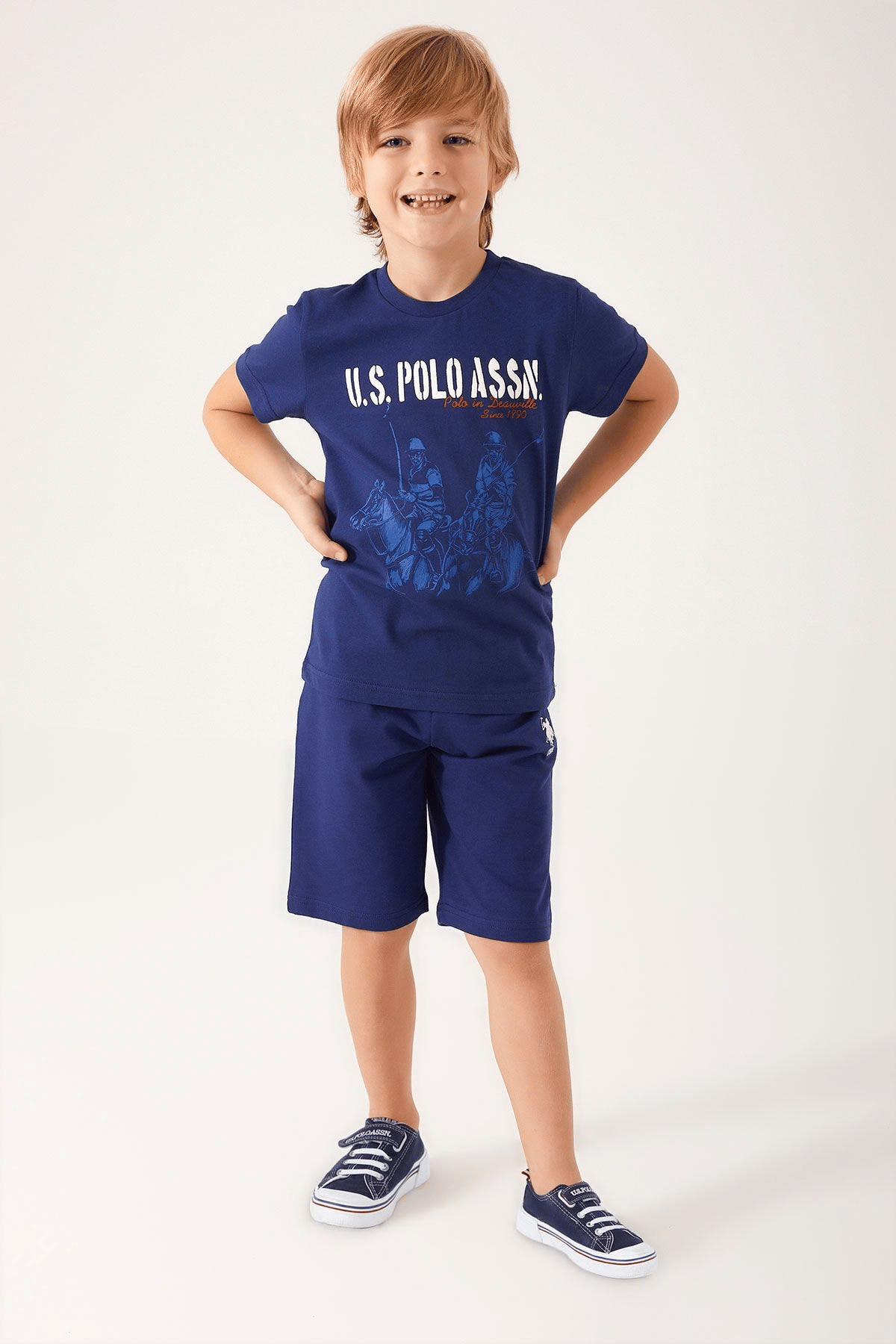 U.S. POLO ASSN. ERKEK ÇOCUK BERMUDA TAKIM US1306-4