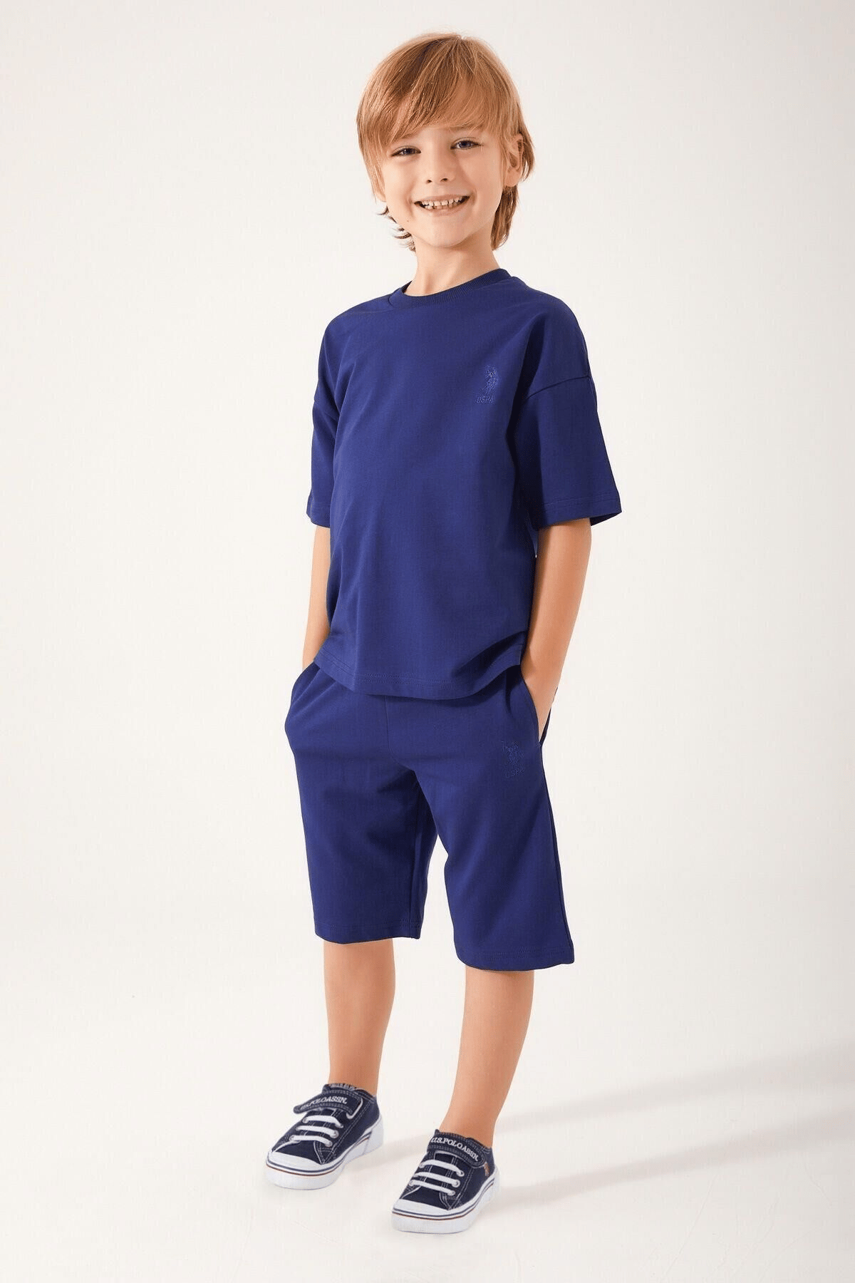 U.S. POLO ASSN. ERKEK ÇOCUK BERMUDA TAKIM US1366-G