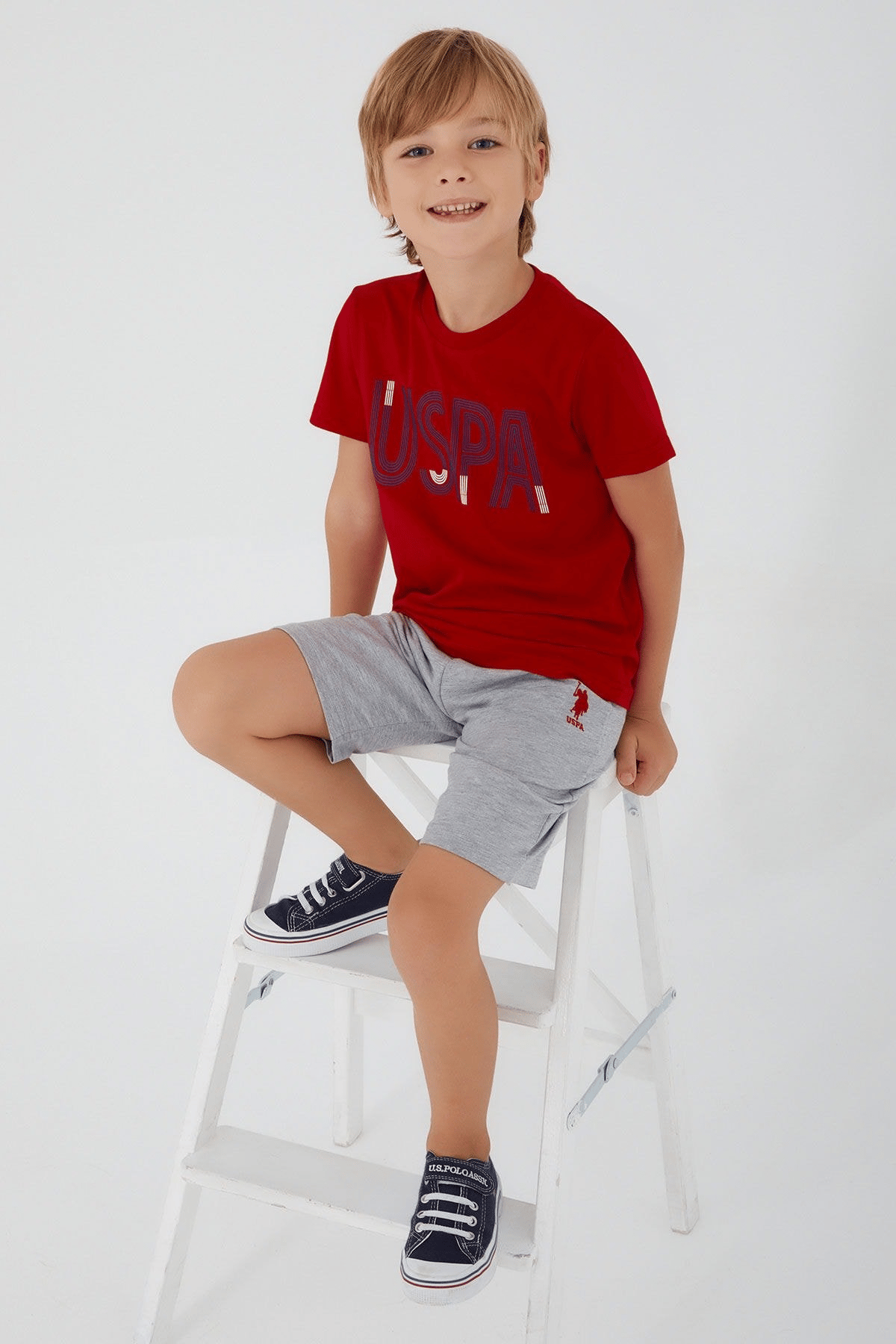 U.S. POLO ASSN. ERKEK ÇOCUK BERMUDA TAKIM US1334-4
