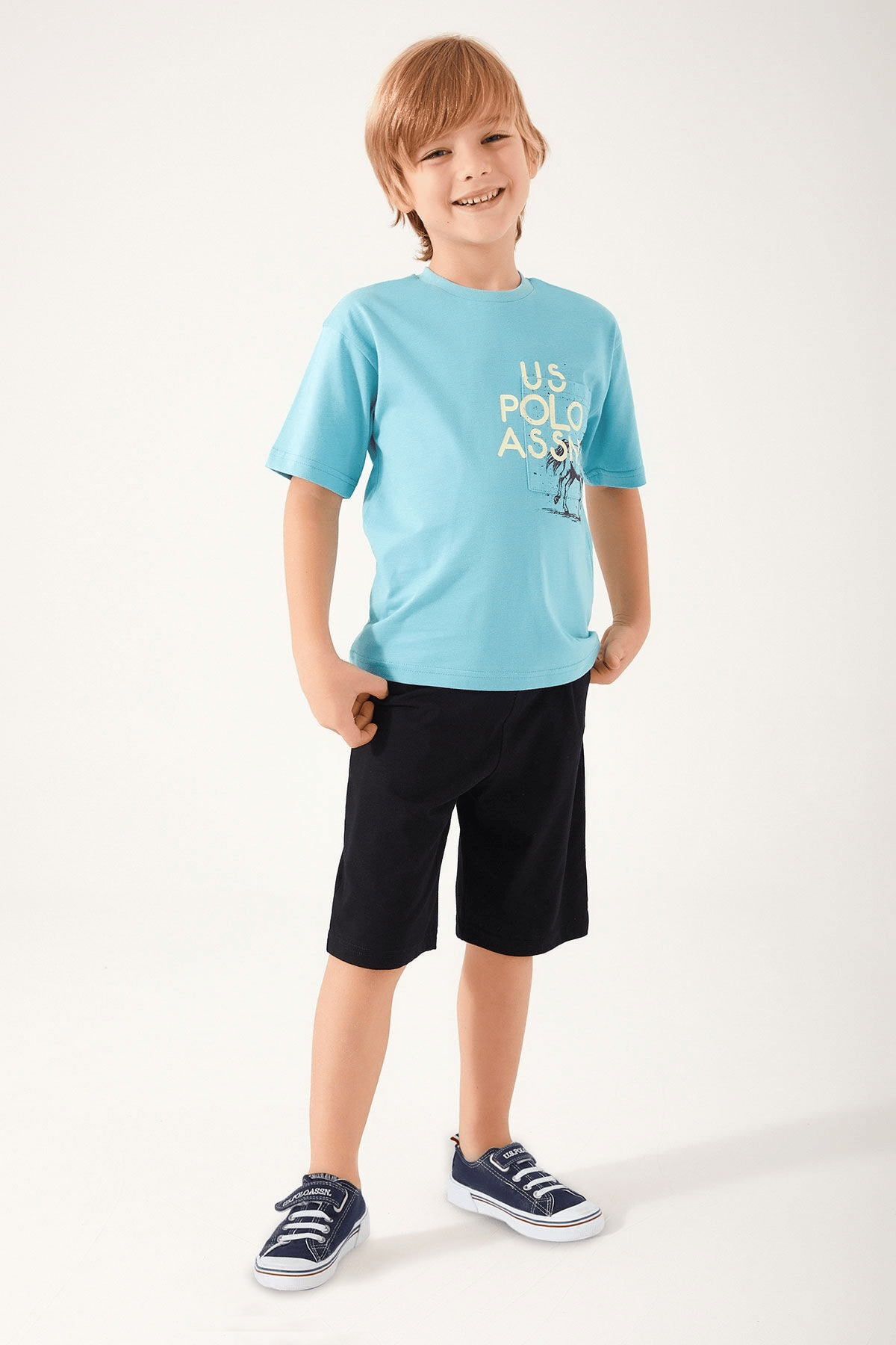 U.S. POLO ASSN. ERKEK GARSON BERMUDA TAKIM US1319-G