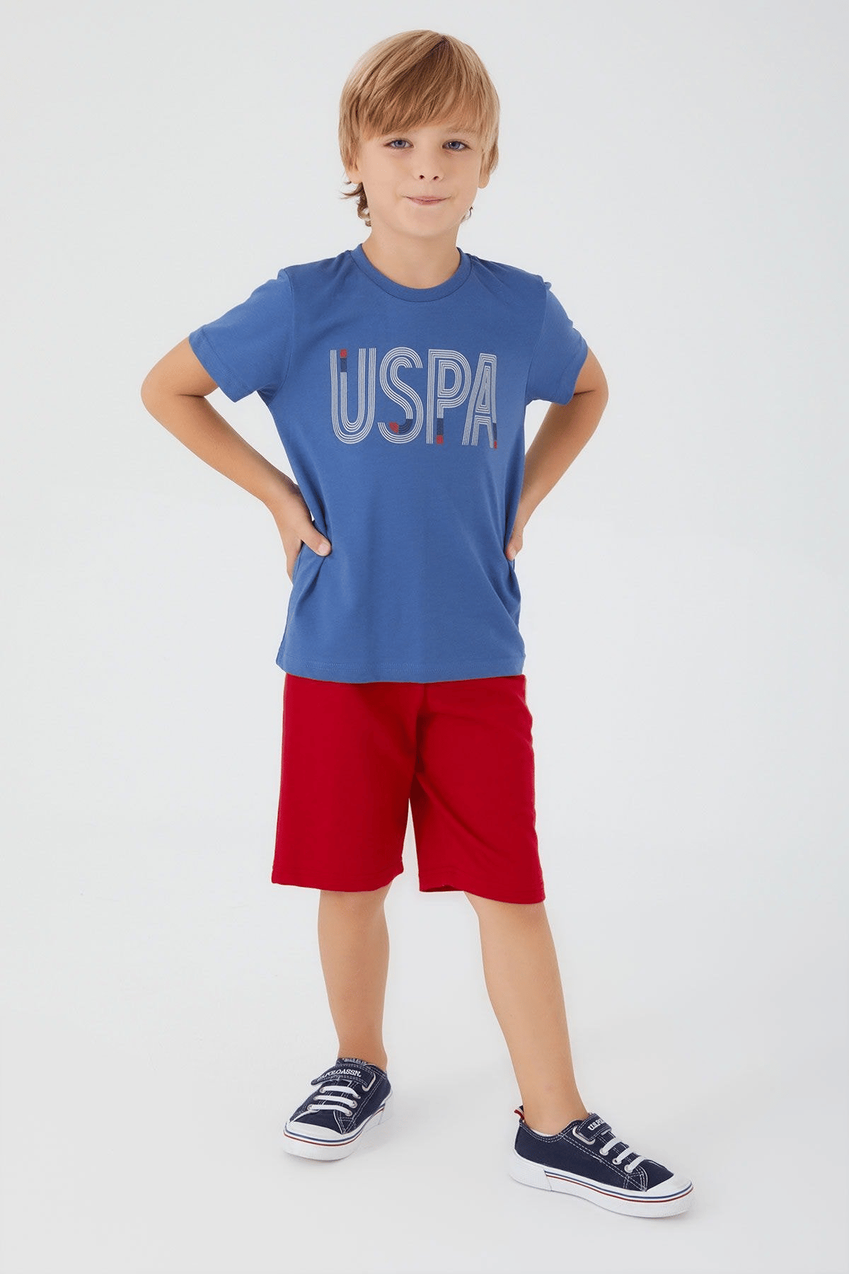 U.S. POLO ASSN. ERKEK ÇOCUK BERMUDA TAKIM US1334-G