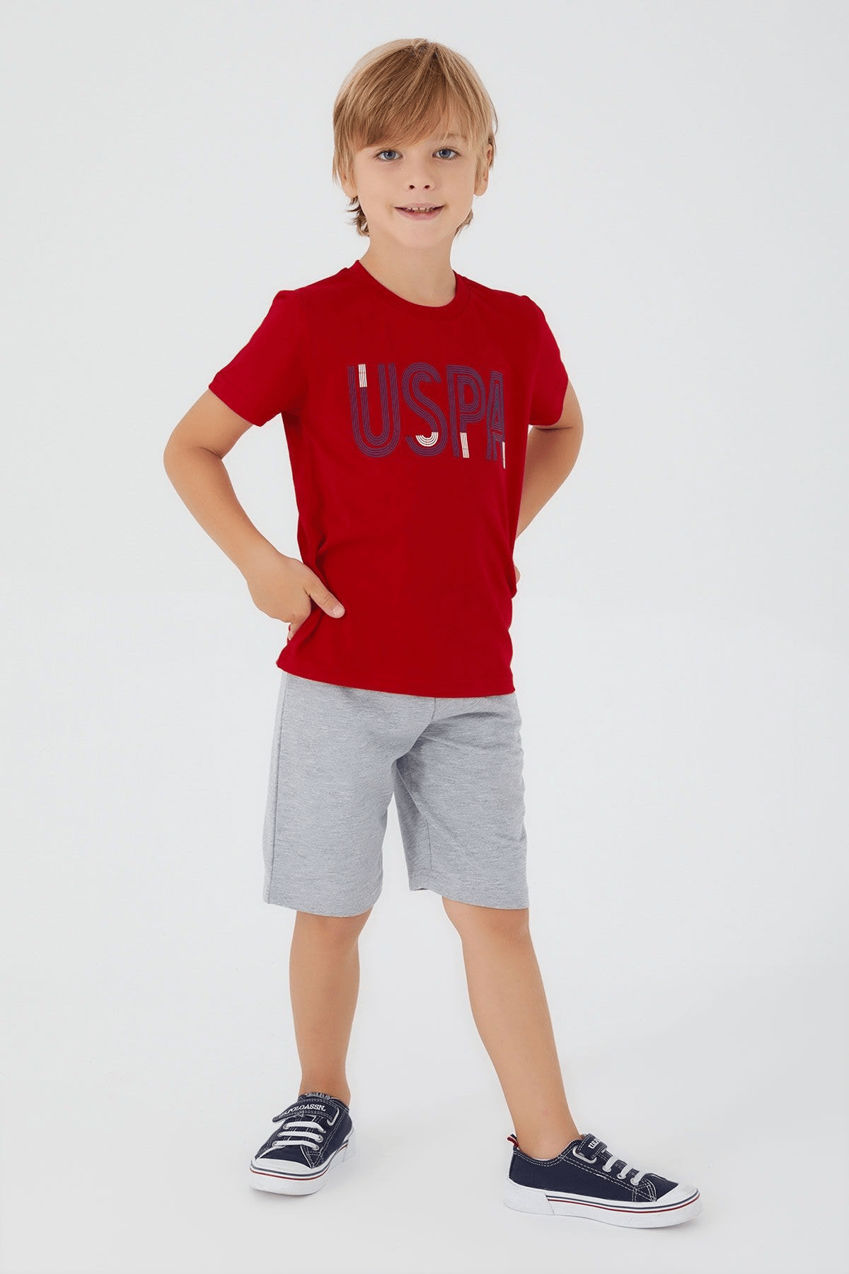 U.S. POLO ASSN. ERKEK ÇOCUK BERMUDA TAKIM US1334-4