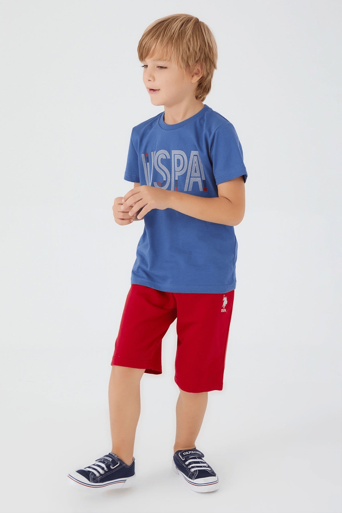 U.S. POLO ASSN. ERKEK ÇOCUK BERMUDA TAKIM US1334-4