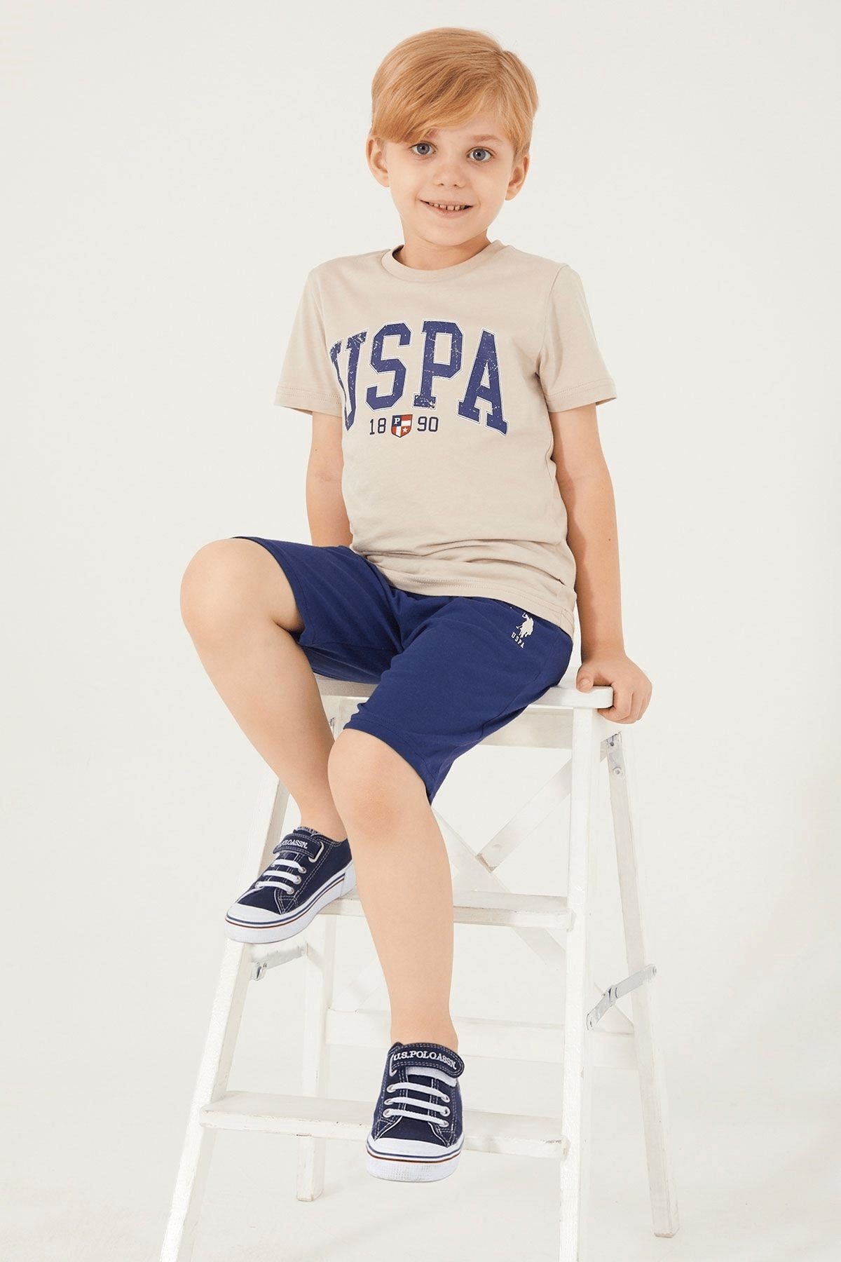 U.S. POLO ASSN. ERKEK ÇOCUK BERMUDA TAKIM US1324-4