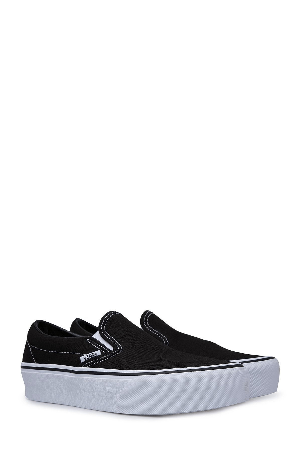 VANS KADIN UA Classic Slip-On Platform SPOR AYAKKABI VN00018EBLK1