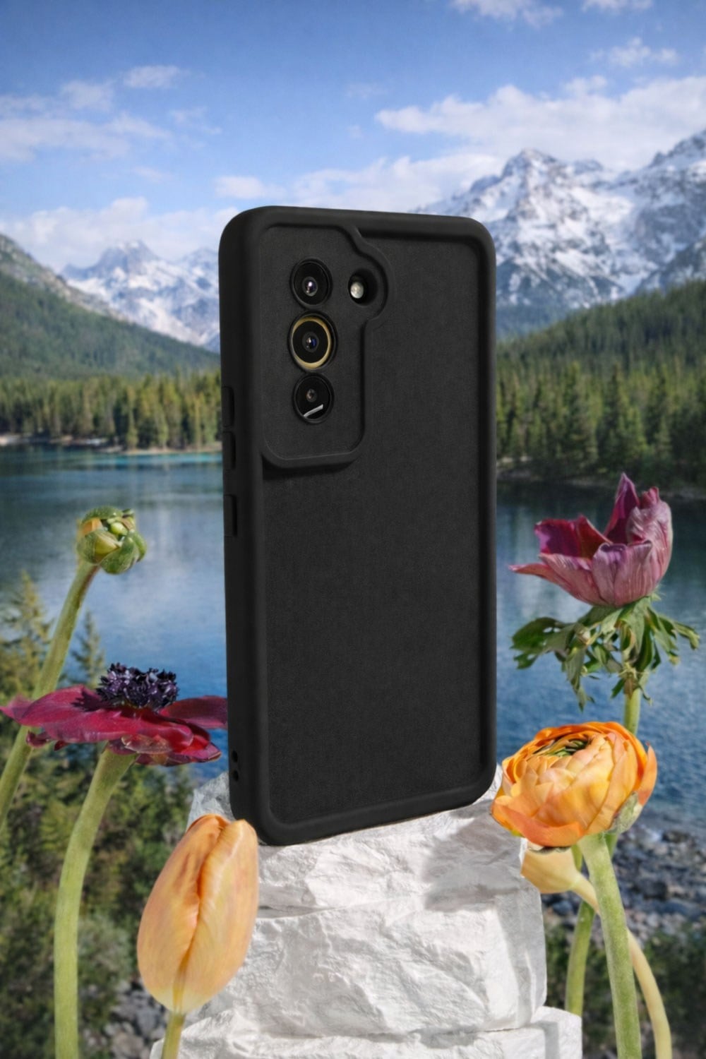 Huawei Nova 10 pro Uyumlu Kamera Çıkıntılı Mat Silikon Telefon Kılıfı