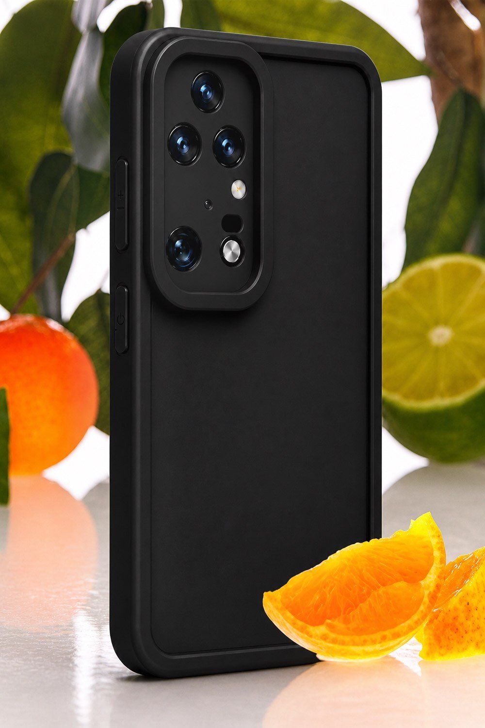 Huawei P50 Pro Uyumlu Kamera Çıkıntılı Mat Silikon Telefon Kılıfı