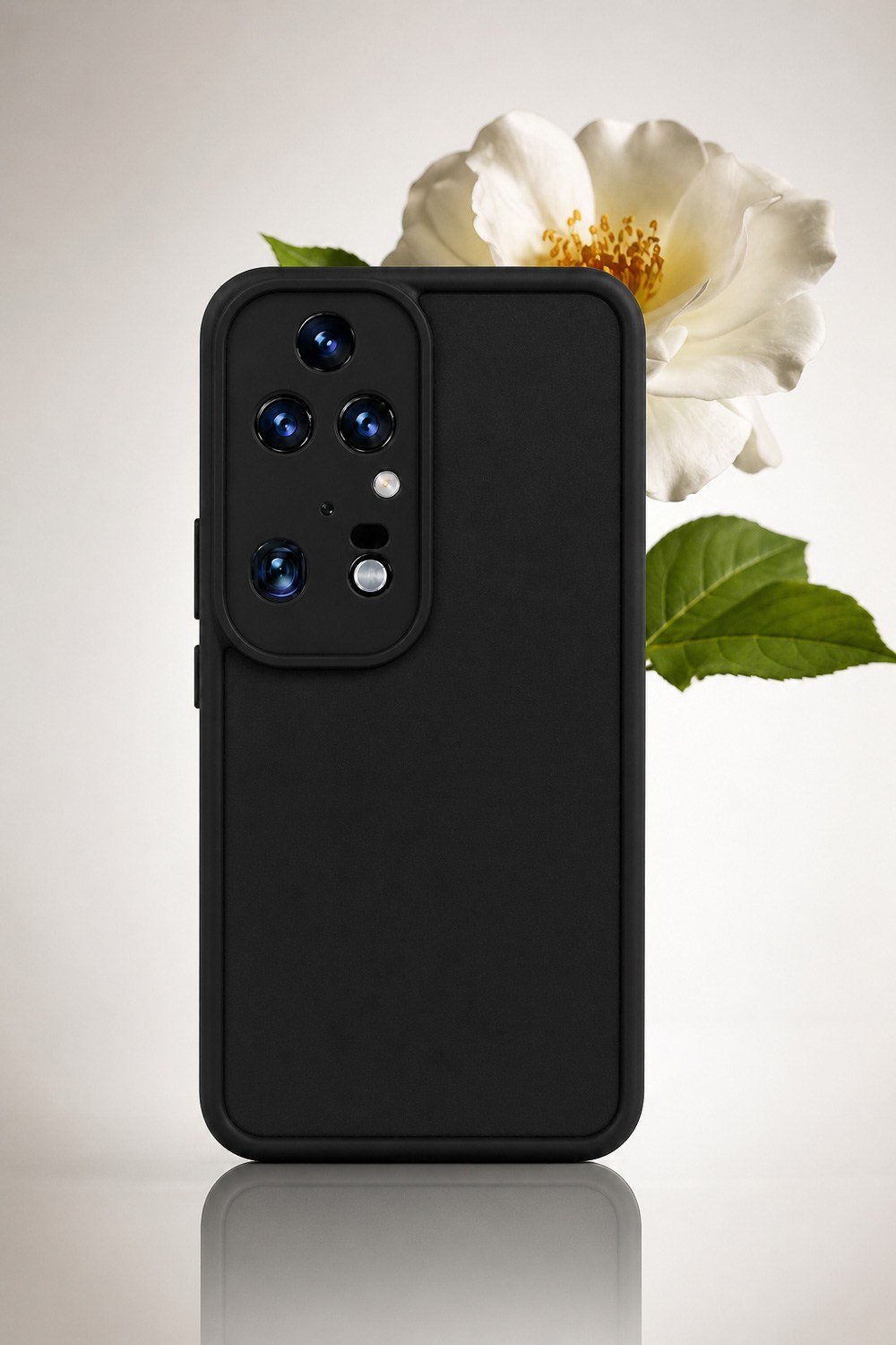 Huawei P50 Pro Uyumlu Kamera Çıkıntılı Mat Silikon Telefon Kılıfı