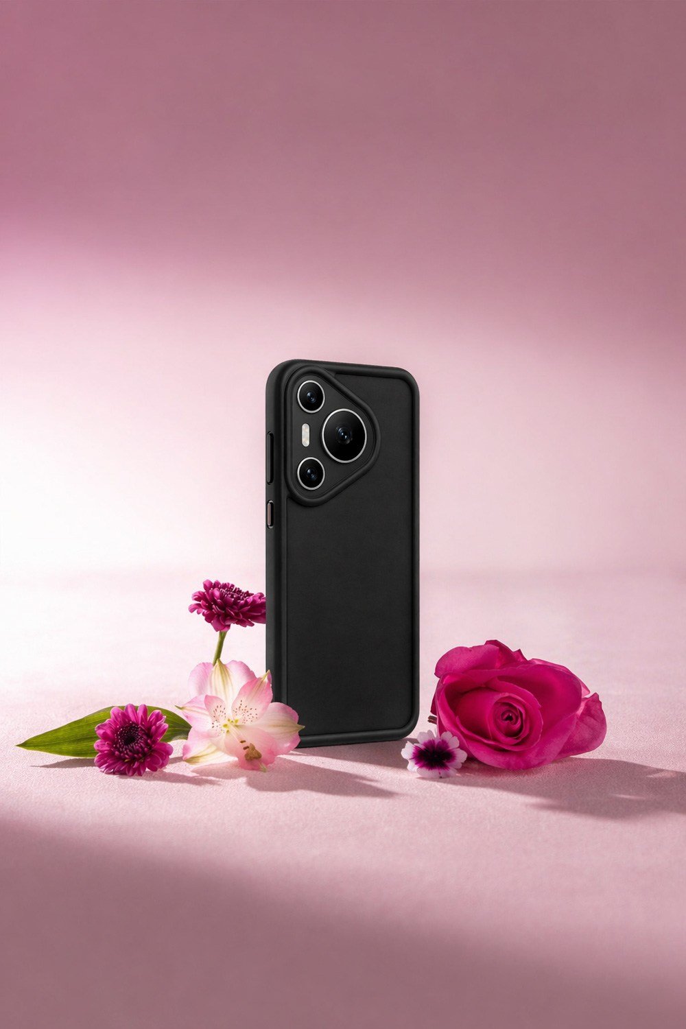 Huawei Pura 70 Uyumlu Kamera Çıkıntılı Mat Silikon Telefon Kılıfı