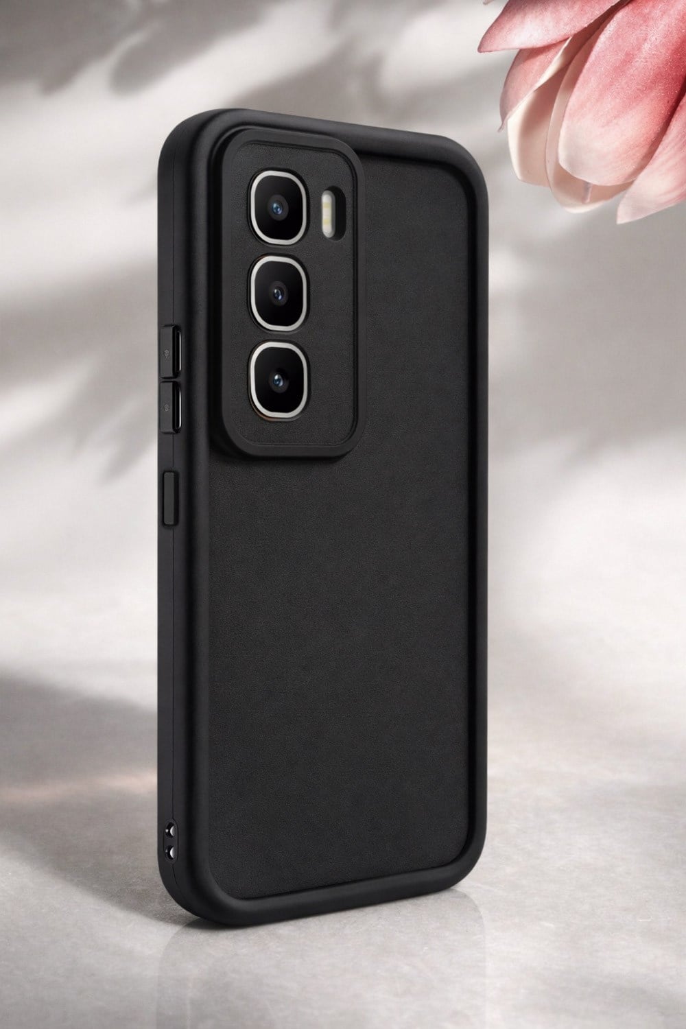 Infinix Hot 50 Pro Uyumlu Kamera Çıkıntılı Mat Silikon Telefon Kılıfı