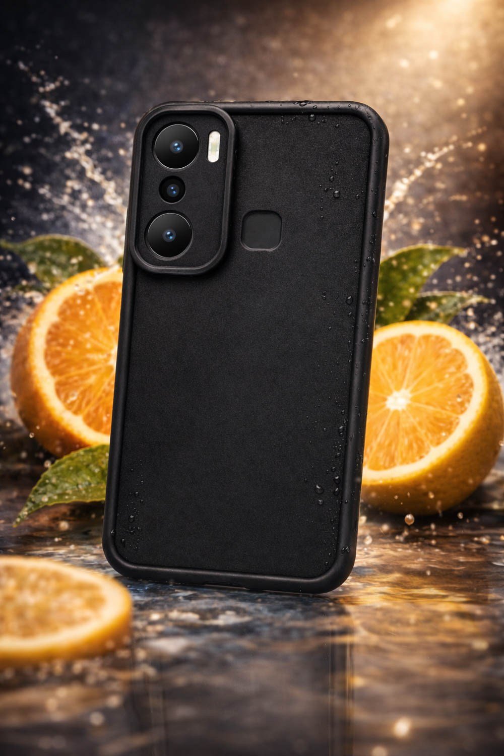 infinix Hot20Play Uyumlu Kamera Çıkıntılı Mat Silikon Telefon Kılıfı