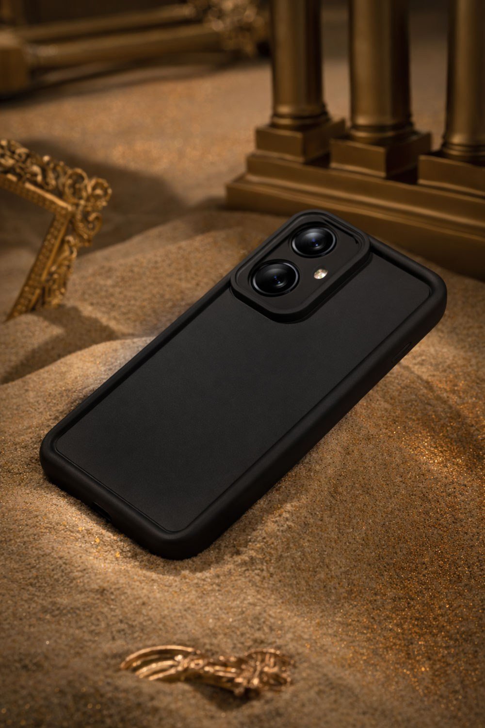 infinix Hot30i Uyumlu Kamera Çıkıntılı Mat Silikon Telefon Kılıfı