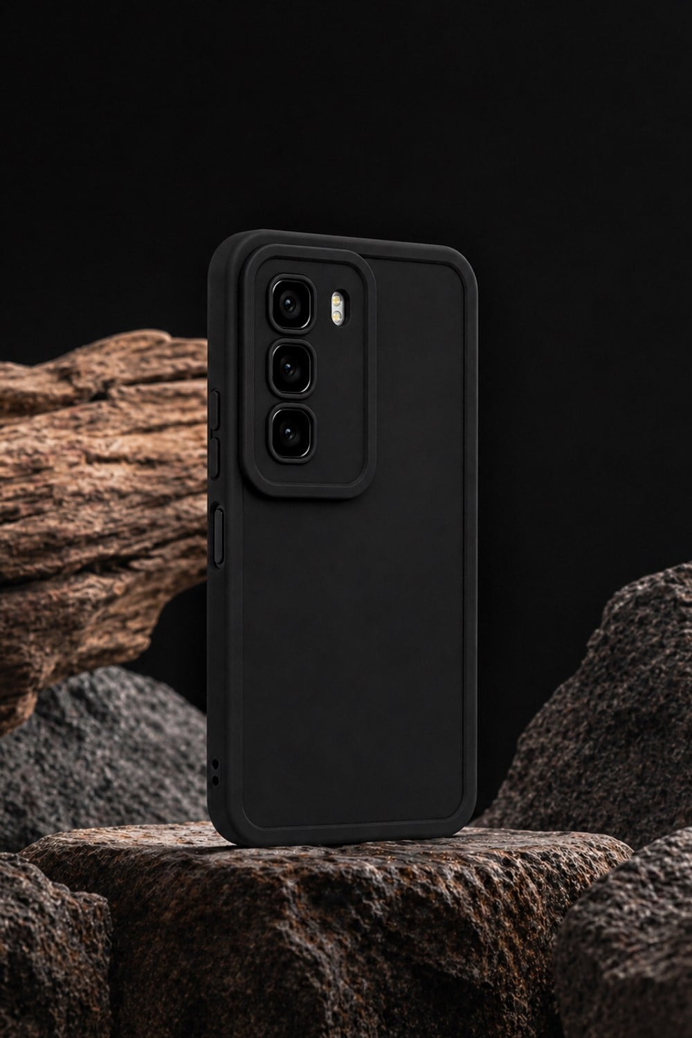 infinix Hot50-4G Uyumlu Kamera Çıkıntılı Mat Silikon Telefon Kılıfı