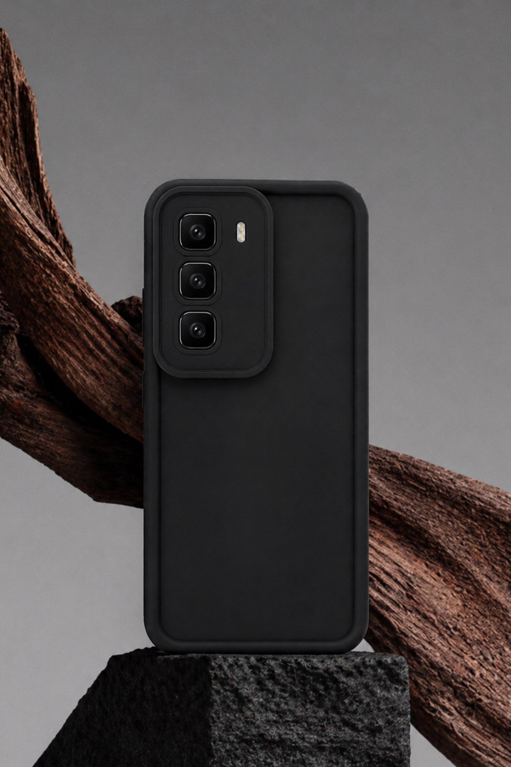 infinix Hot50-4G Uyumlu Kamera Çıkıntılı Mat Silikon Telefon Kılıfı