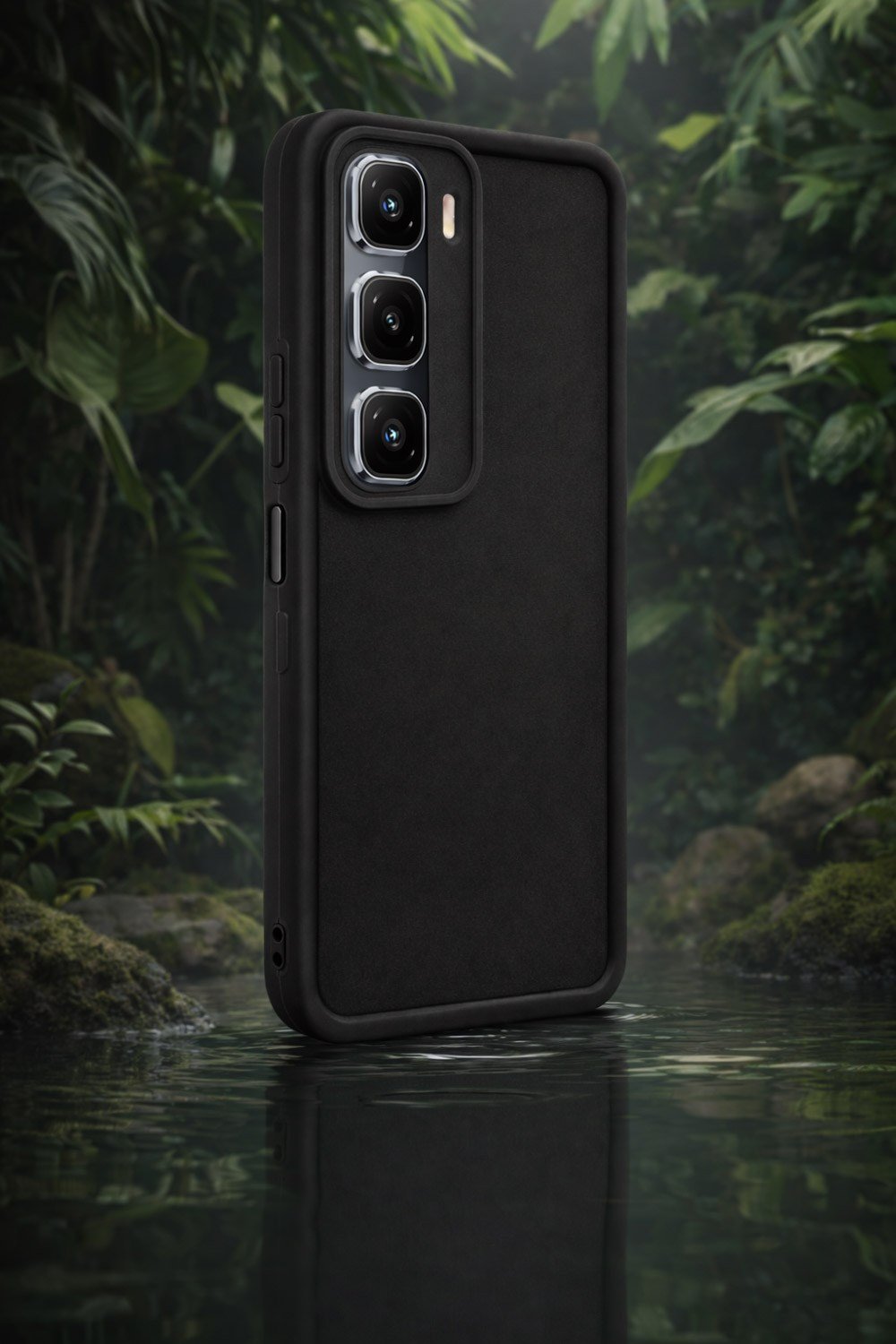 infinix HOT60I VE HOT60 Uyumlu Kamera Çıkıntılı Mat Silikon Telefon Kılıfı