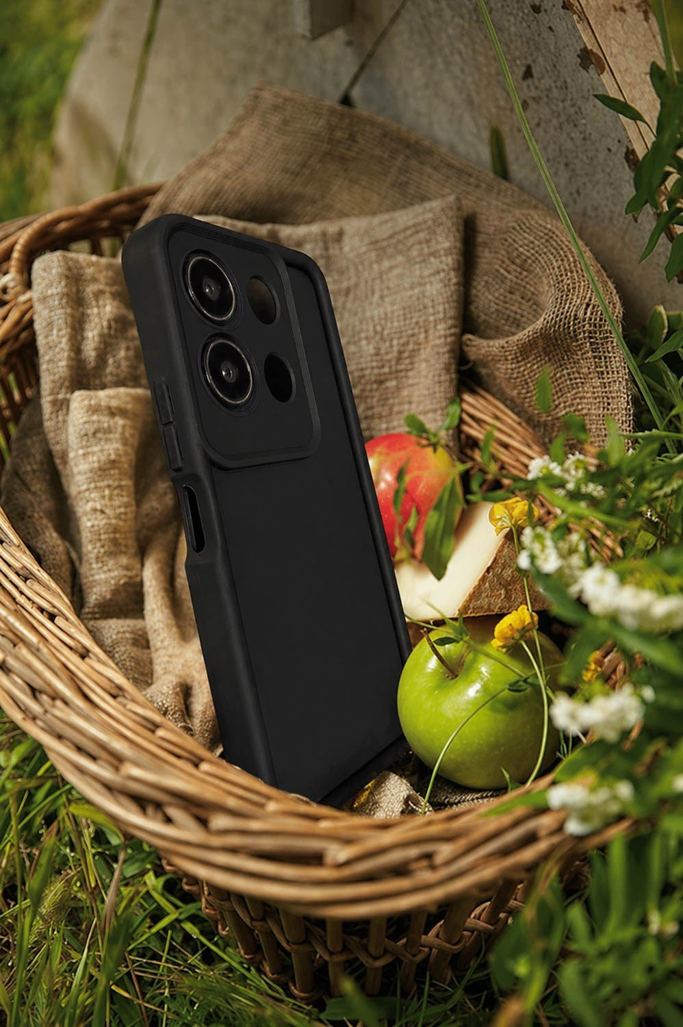 infinix Note30-4G/5G Uyumlu Kamera Çıkıntılı Mat Silikon Telefon Kılıfı
