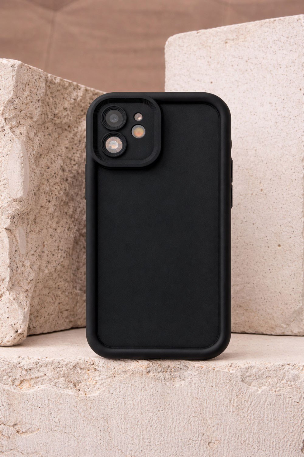 iPhone 11 Uyumlu Kamera Çıkıntılı Mat Silikon Telefon Kılıfı