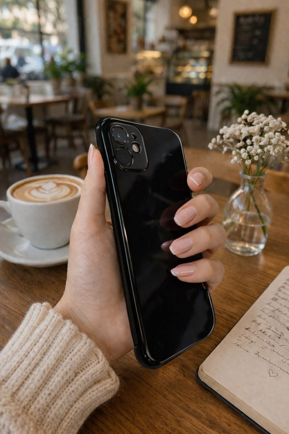 iPhone 11 Uyumlu Kamera Korumalı Yanları Açık Sararmaz Sert Mika Şeffaf Kılıf