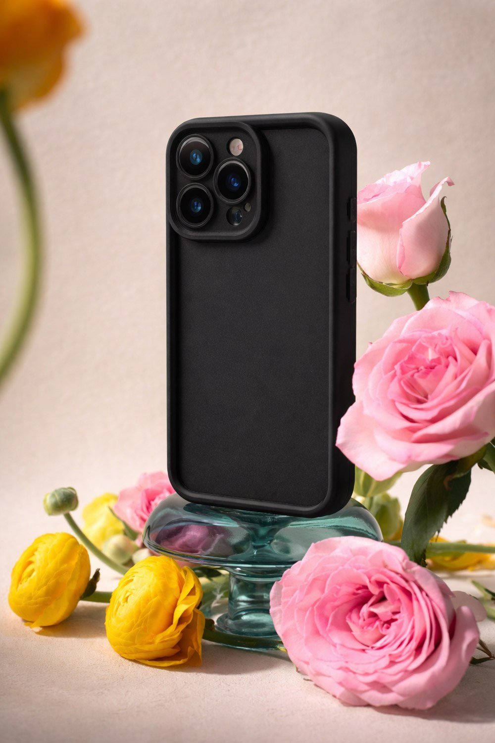 iPhone 12 MİNİ  Uyumlu Kamera Çıkıntılı Mat Silikon Telefon Kılıfı