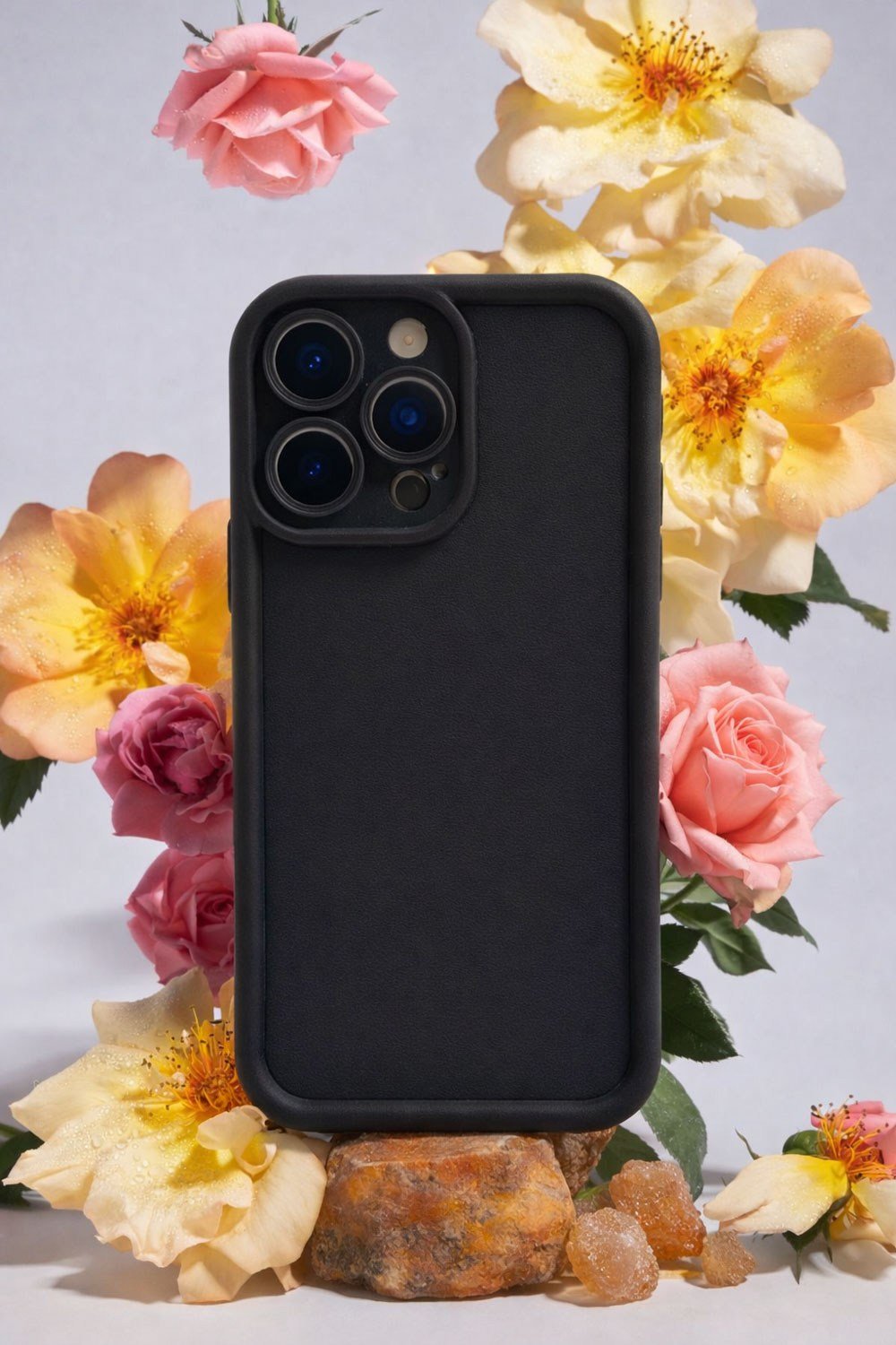 iPhone 12 MİNİ  Uyumlu Kamera Çıkıntılı Mat Silikon Telefon Kılıfı