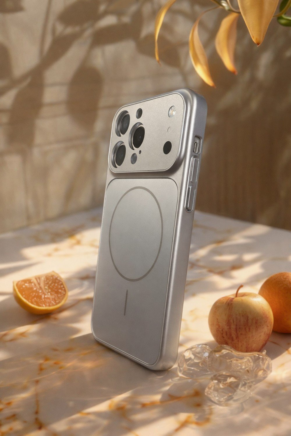 iPhone 13 Pro Max Uyumlu Kamera Korumalı Magsafe Wireless Şarj Özellikli Full Glass Arka Kapak