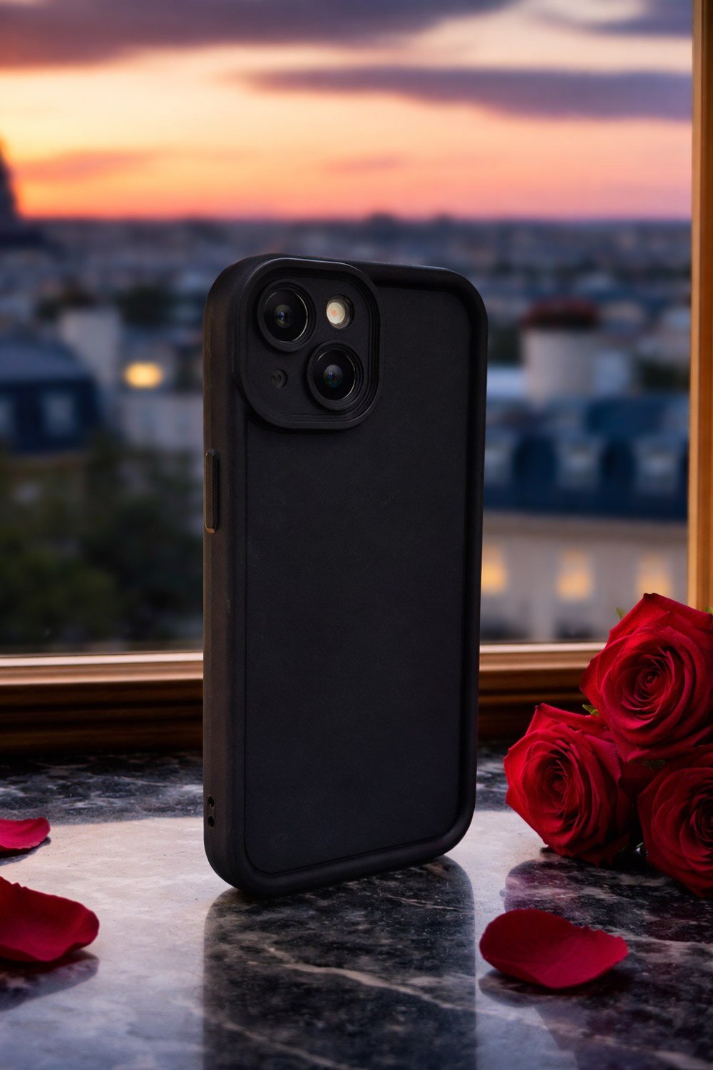 iPhone 13 Uyumlu Kamera Çıkıntılı Mat Silikon Telefon Kılıfı