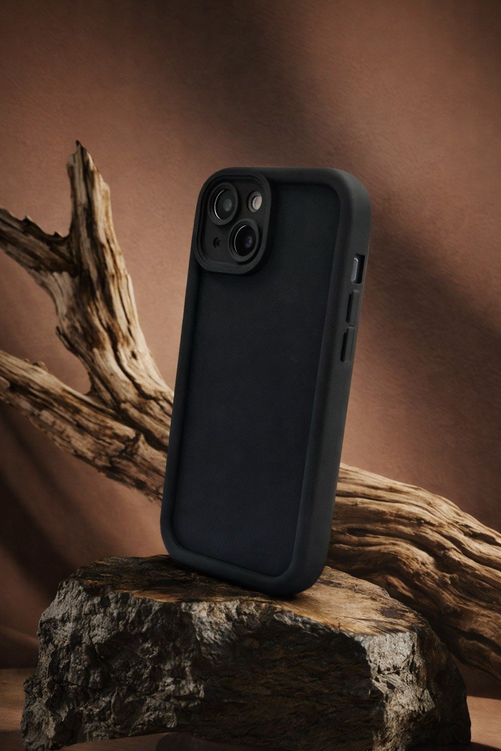 iPhone 13 Uyumlu Kamera Çıkıntılı Mat Silikon Telefon Kılıfı
